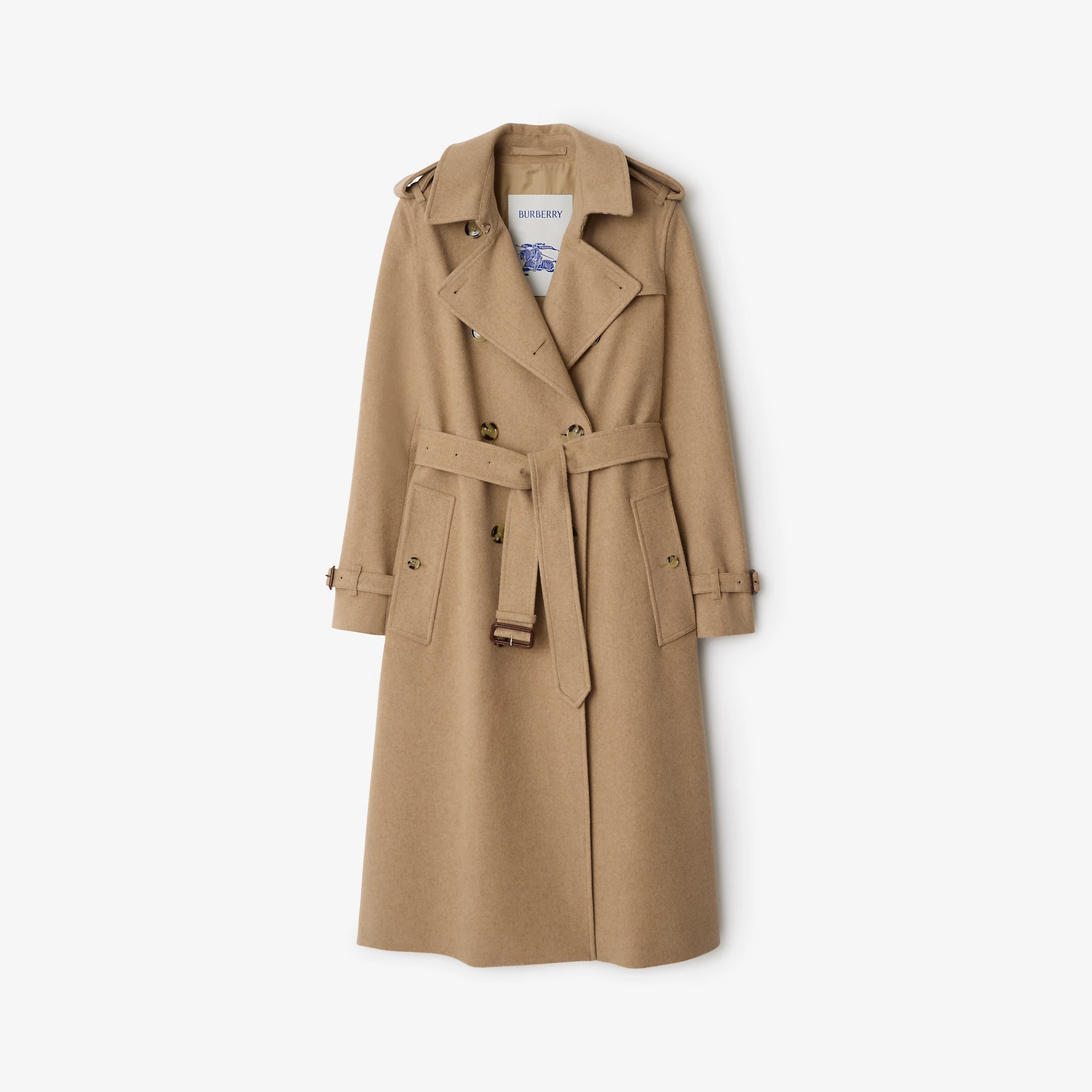 Long Cashmere Kensington Trench Coat