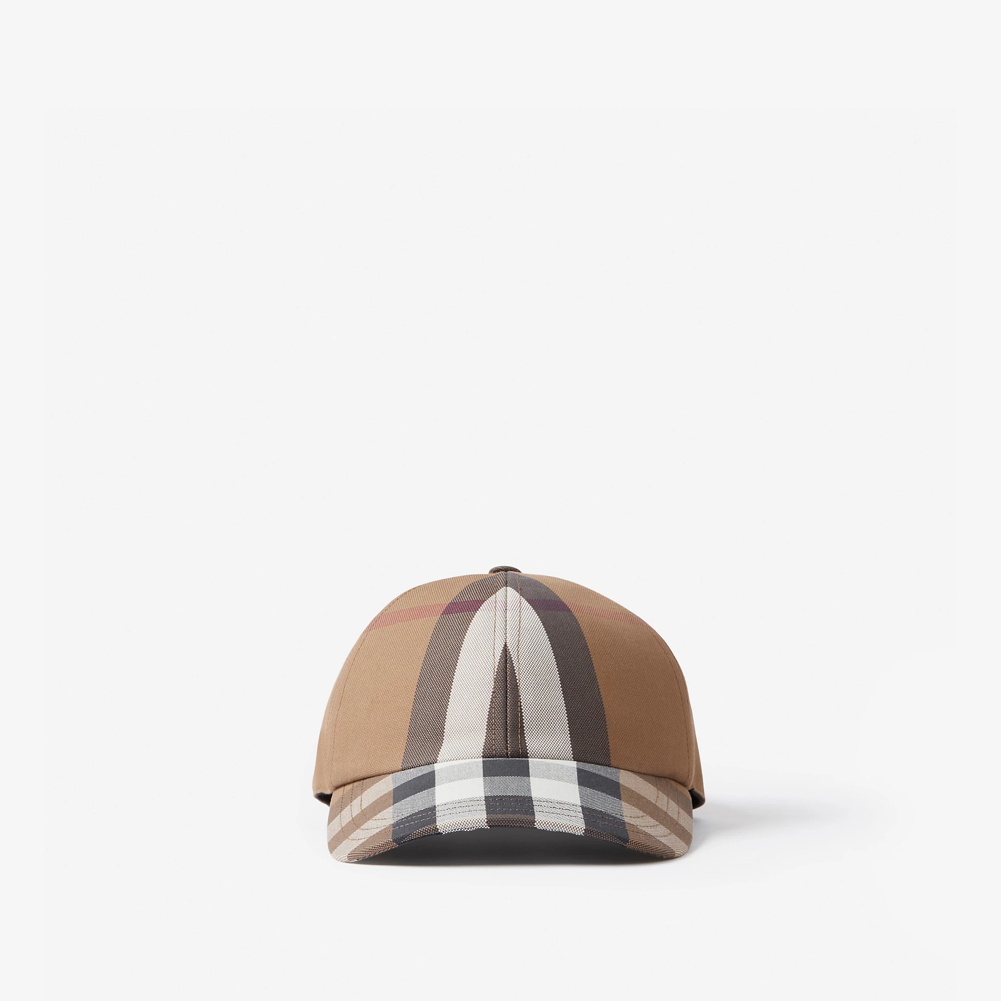 Check Cotton Baseball Cap