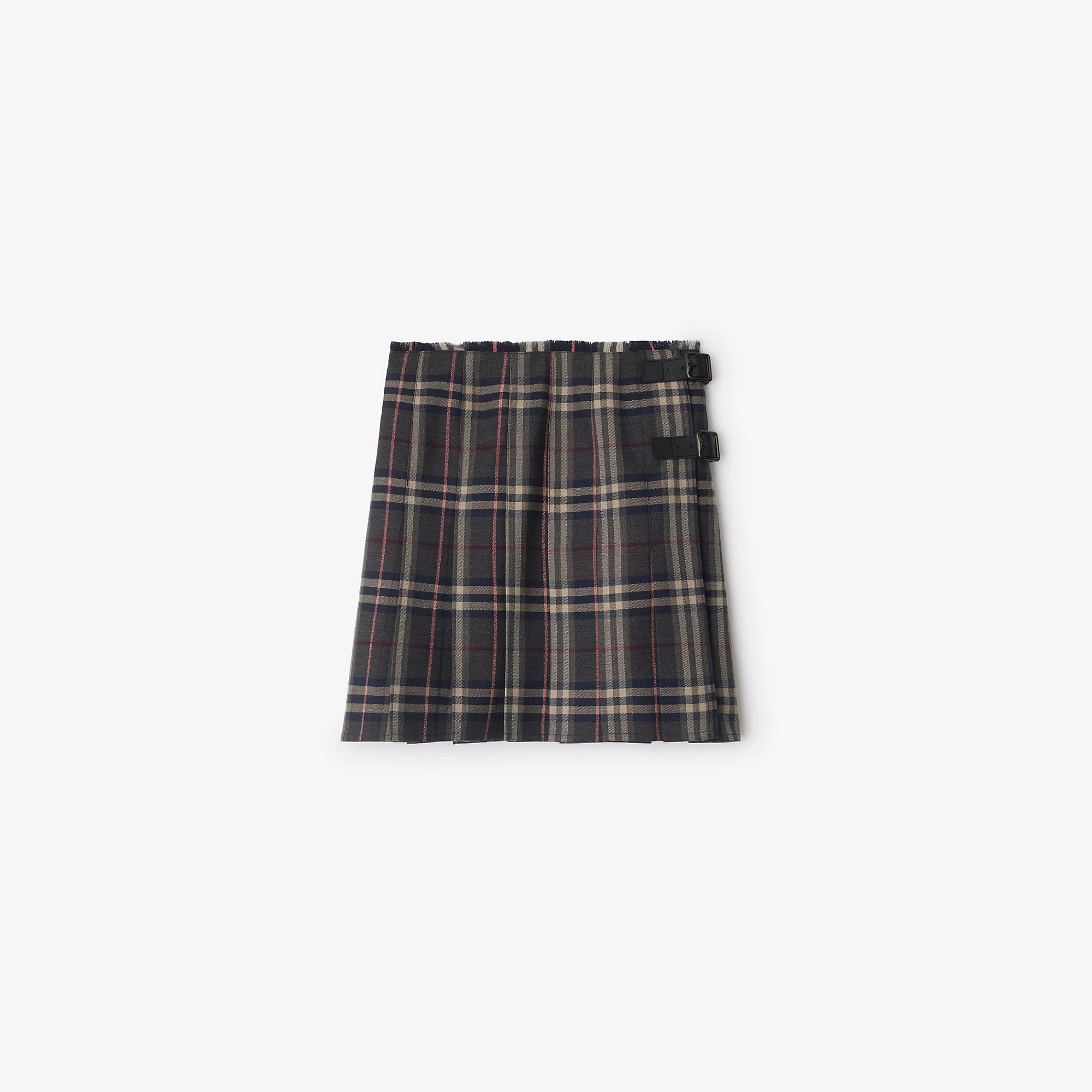 Check Wool Mini Kilt
