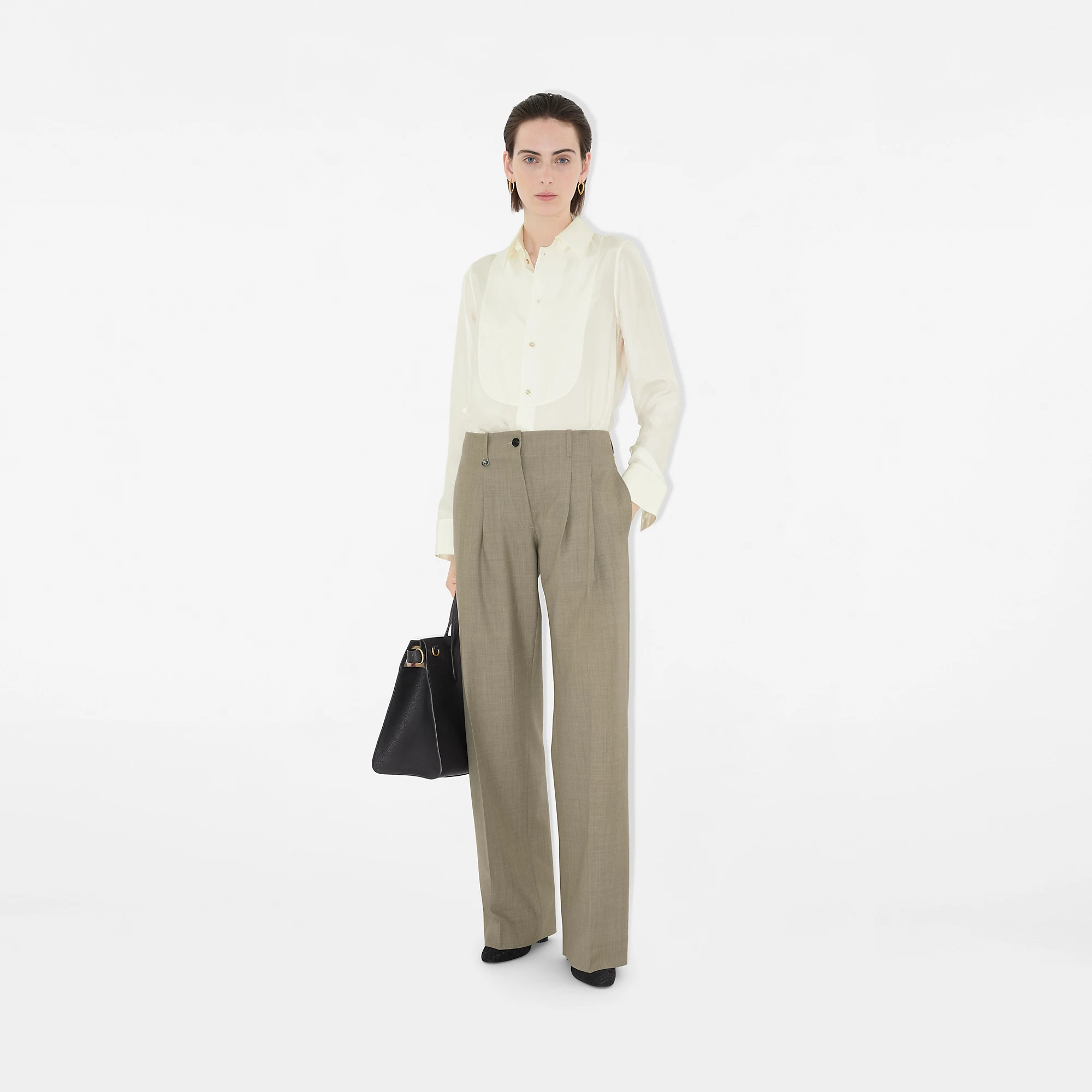 Wool Tailored Trousers