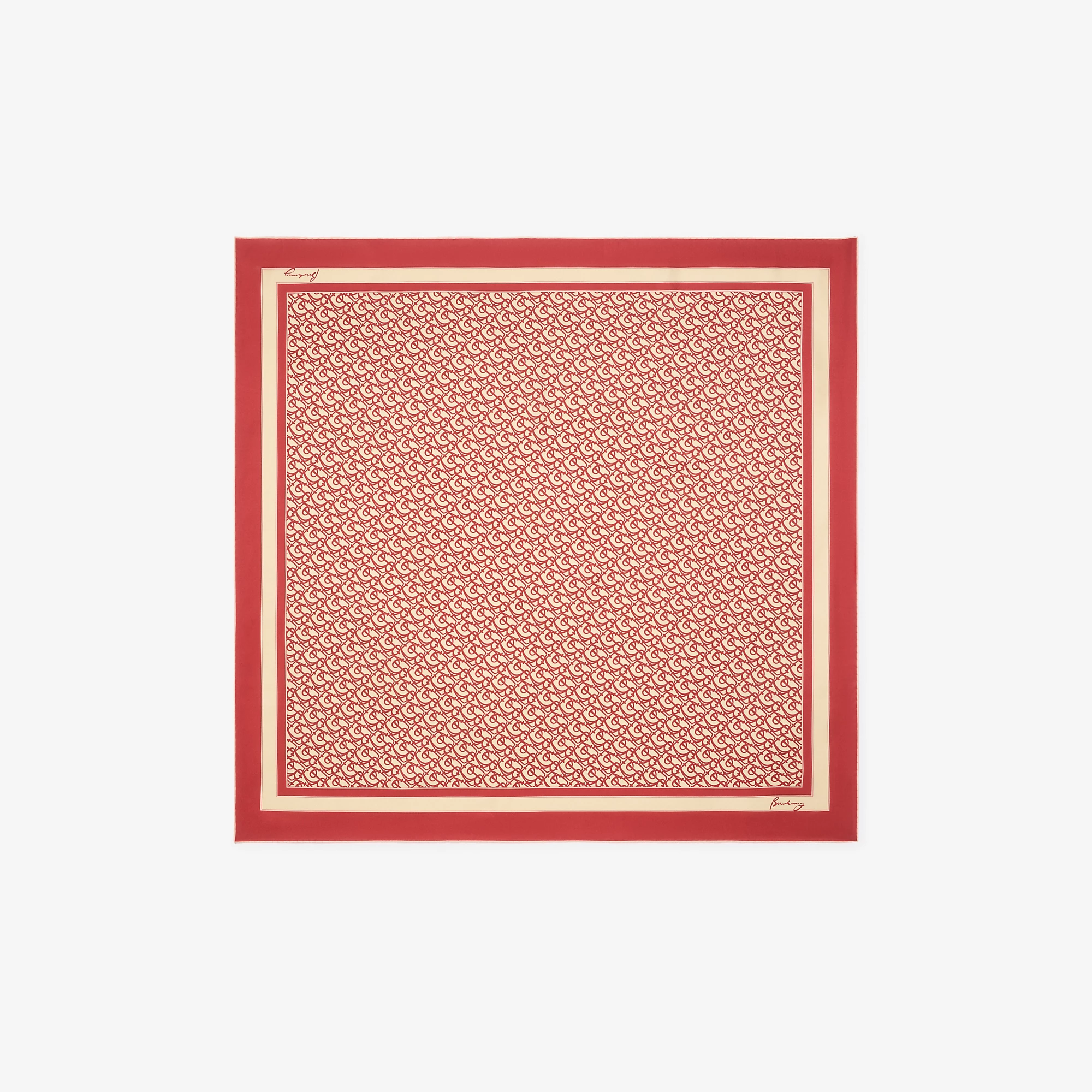 B Charm Silk Scarf