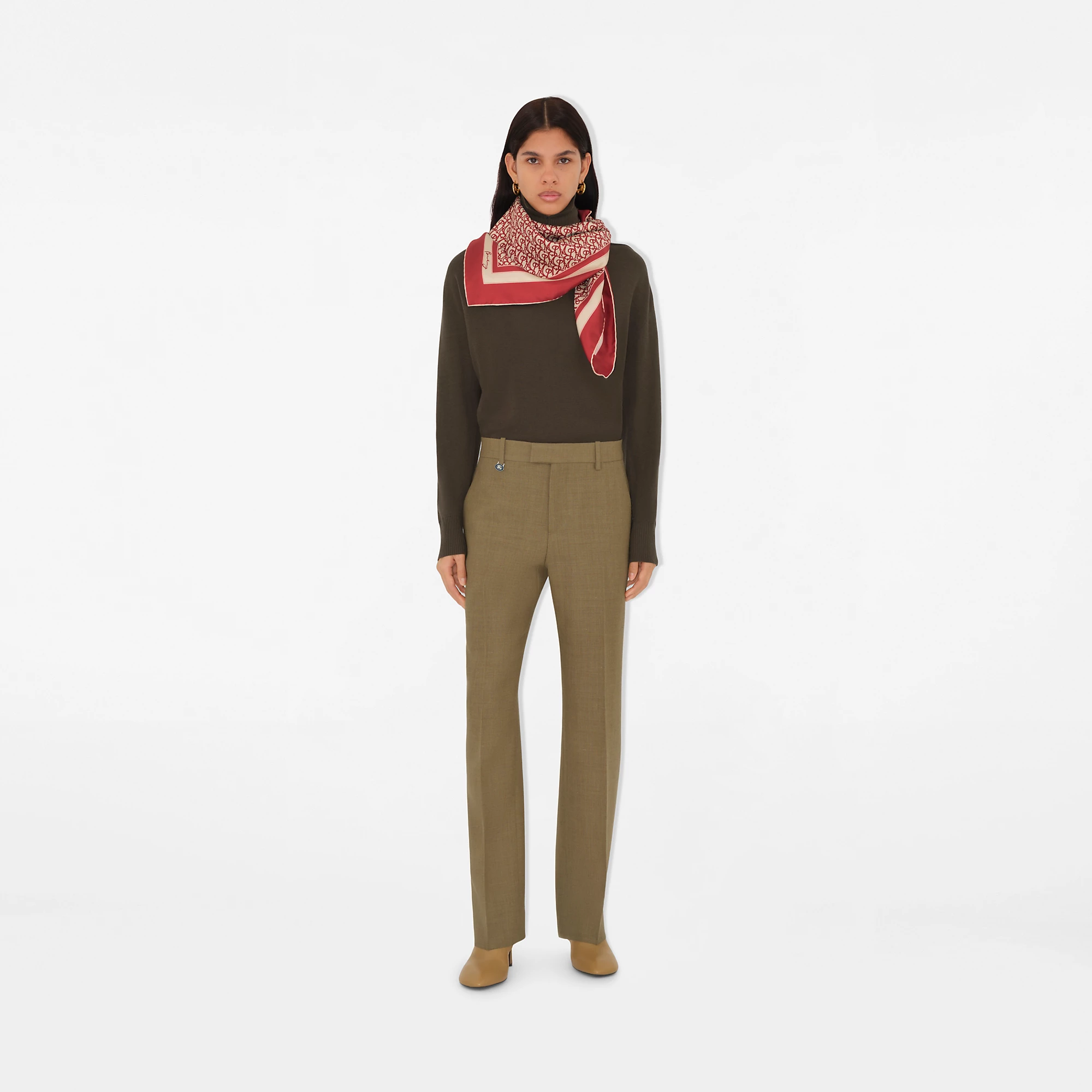 B Charm Silk Scarf
