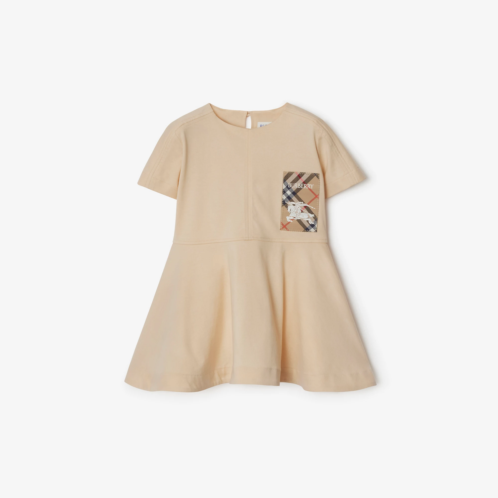 Check Label Cotton Dress
