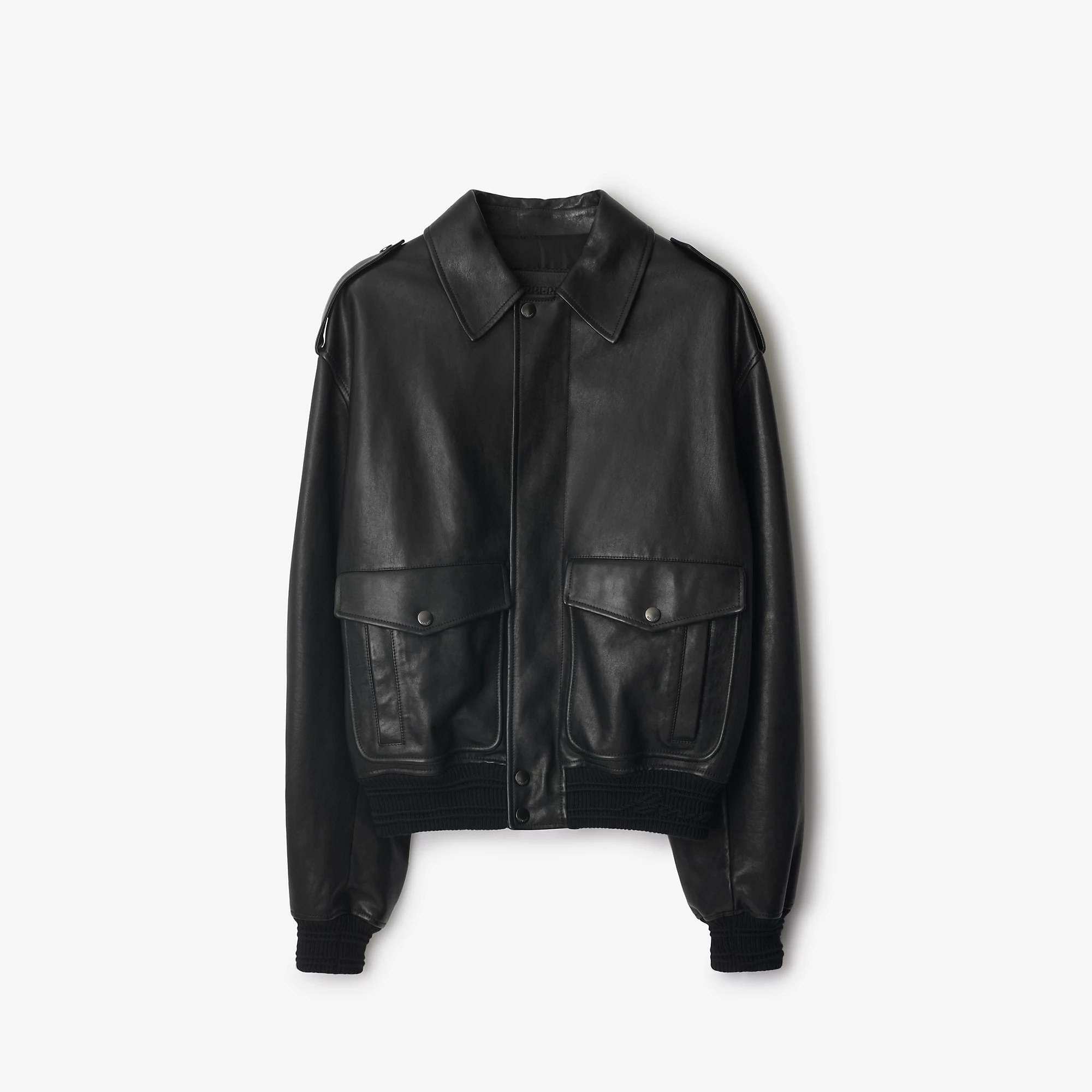 Leather Bomber Jacket