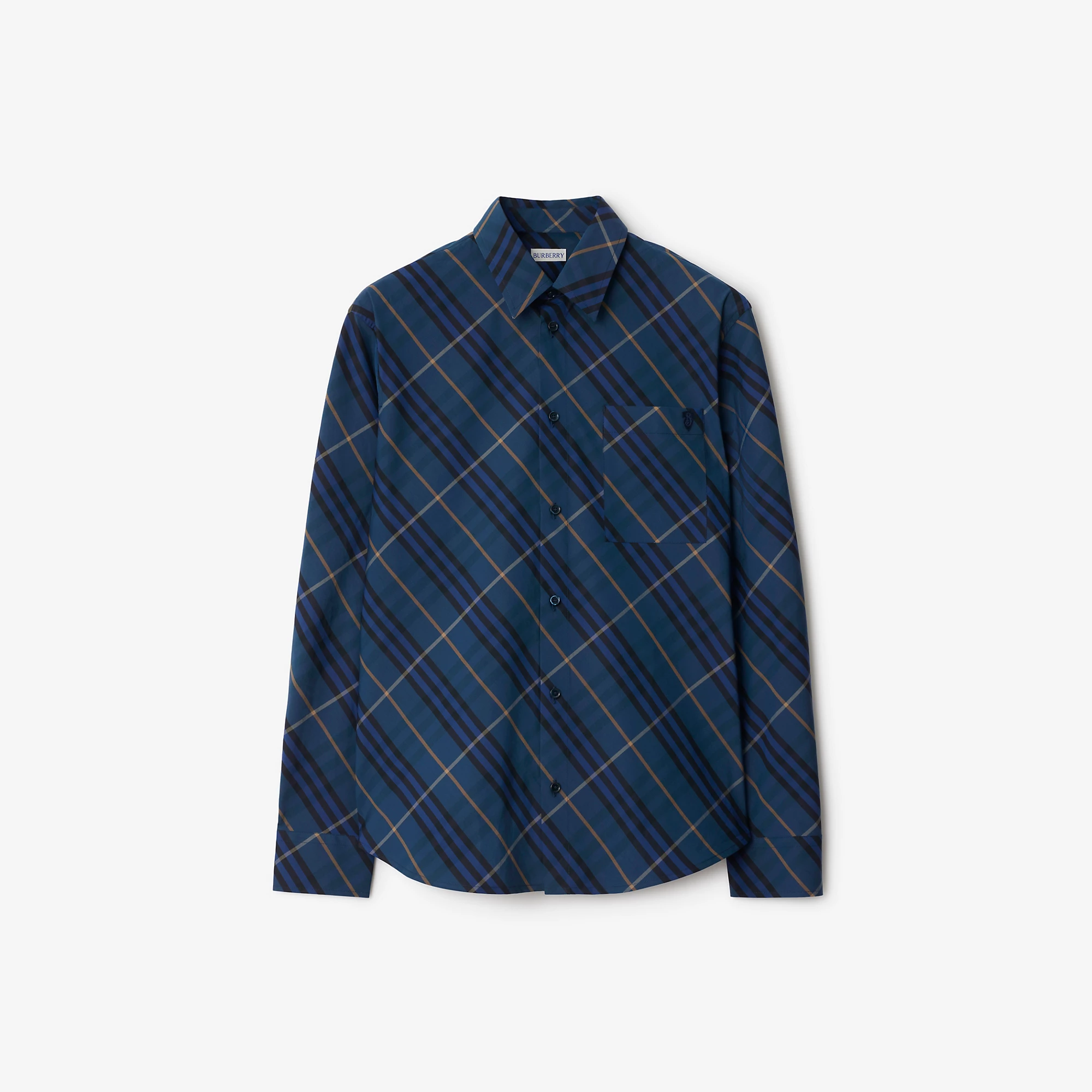 Relaxed Fit Check Cotton Shirt