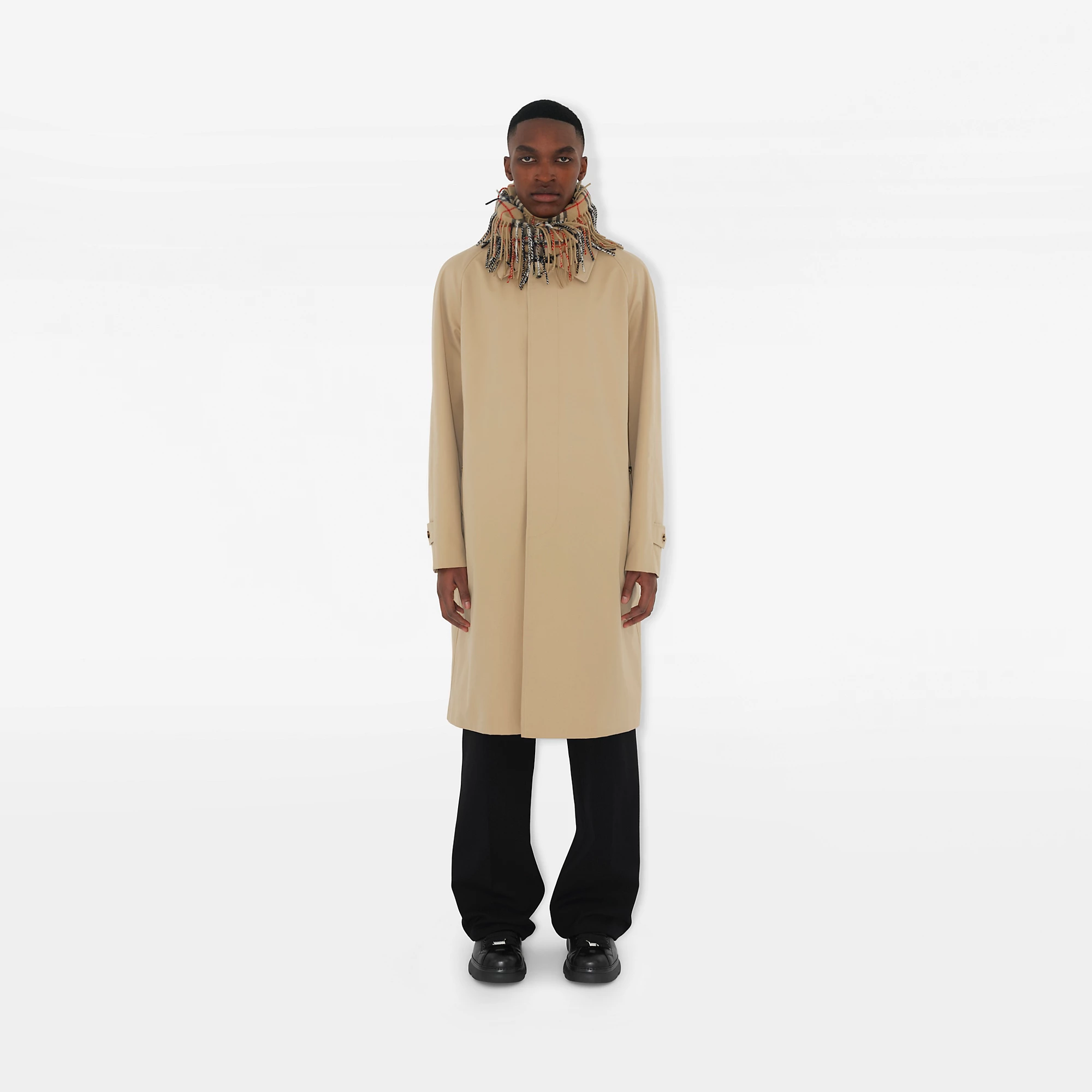 Check Cashmere Happy Scarf
