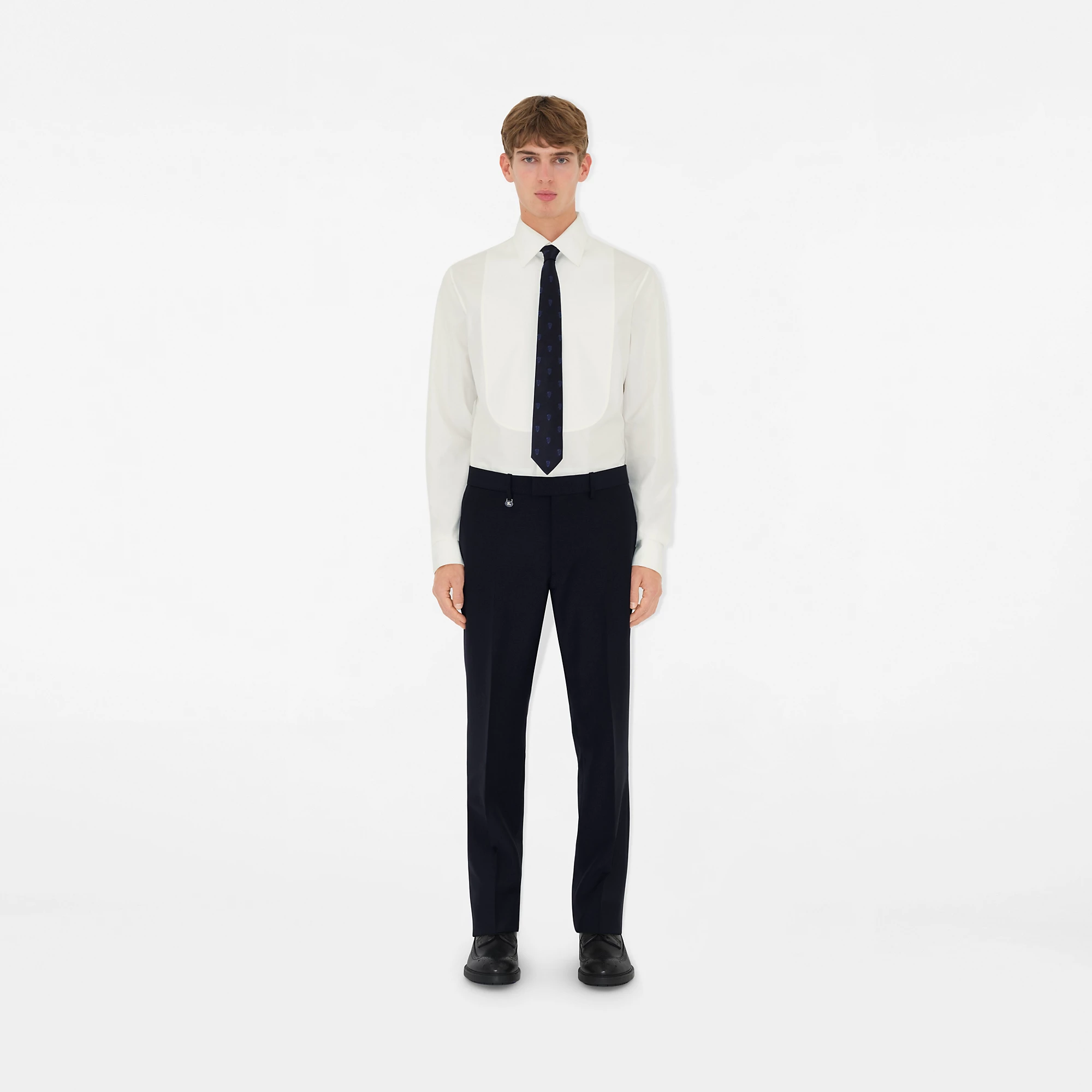 Wool Mohair Tailored Trousers