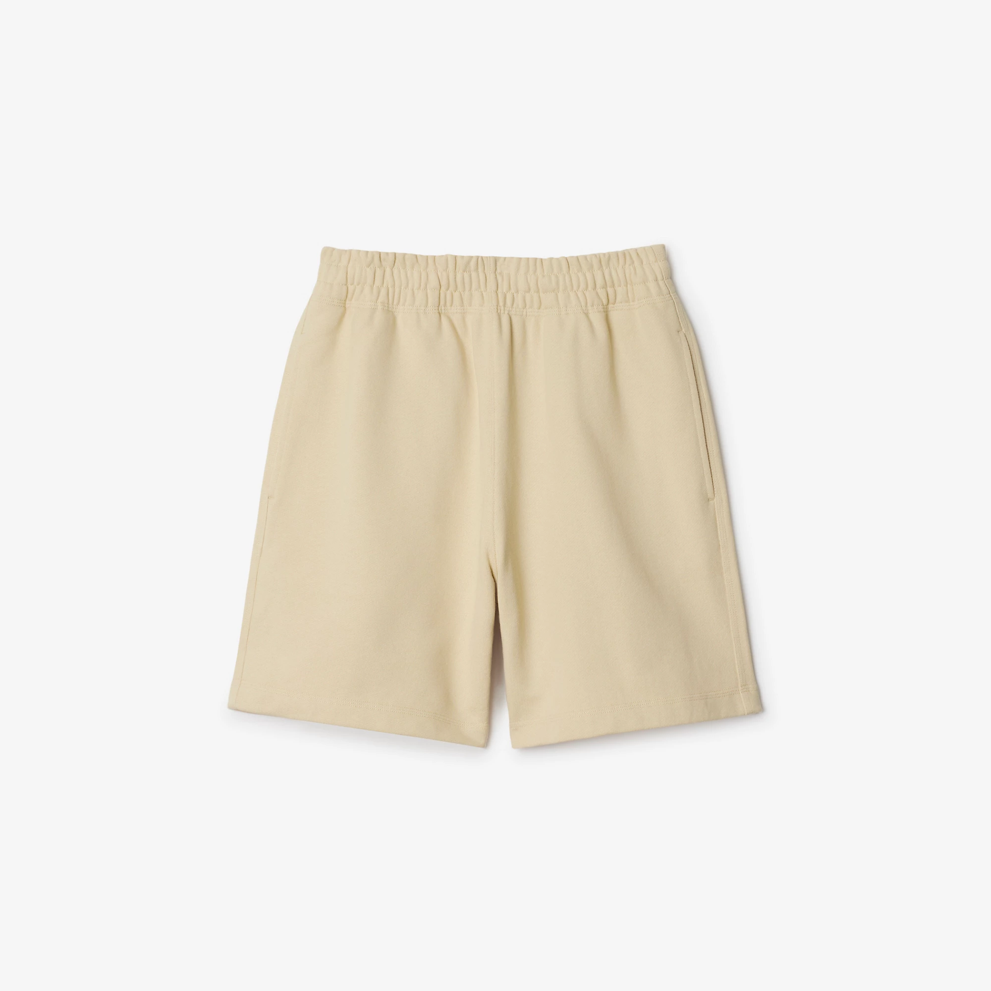 Check Label Cotton Shorts