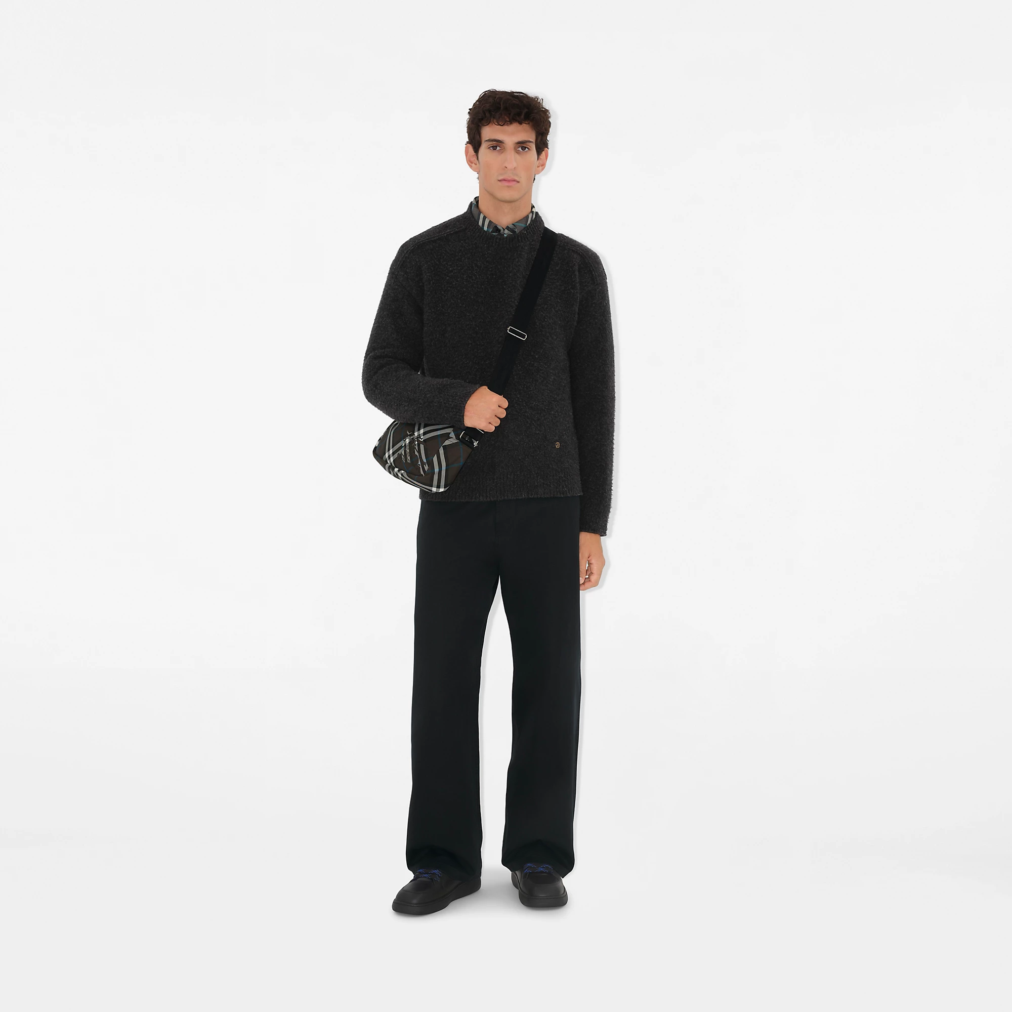 Check Crossbody Bag