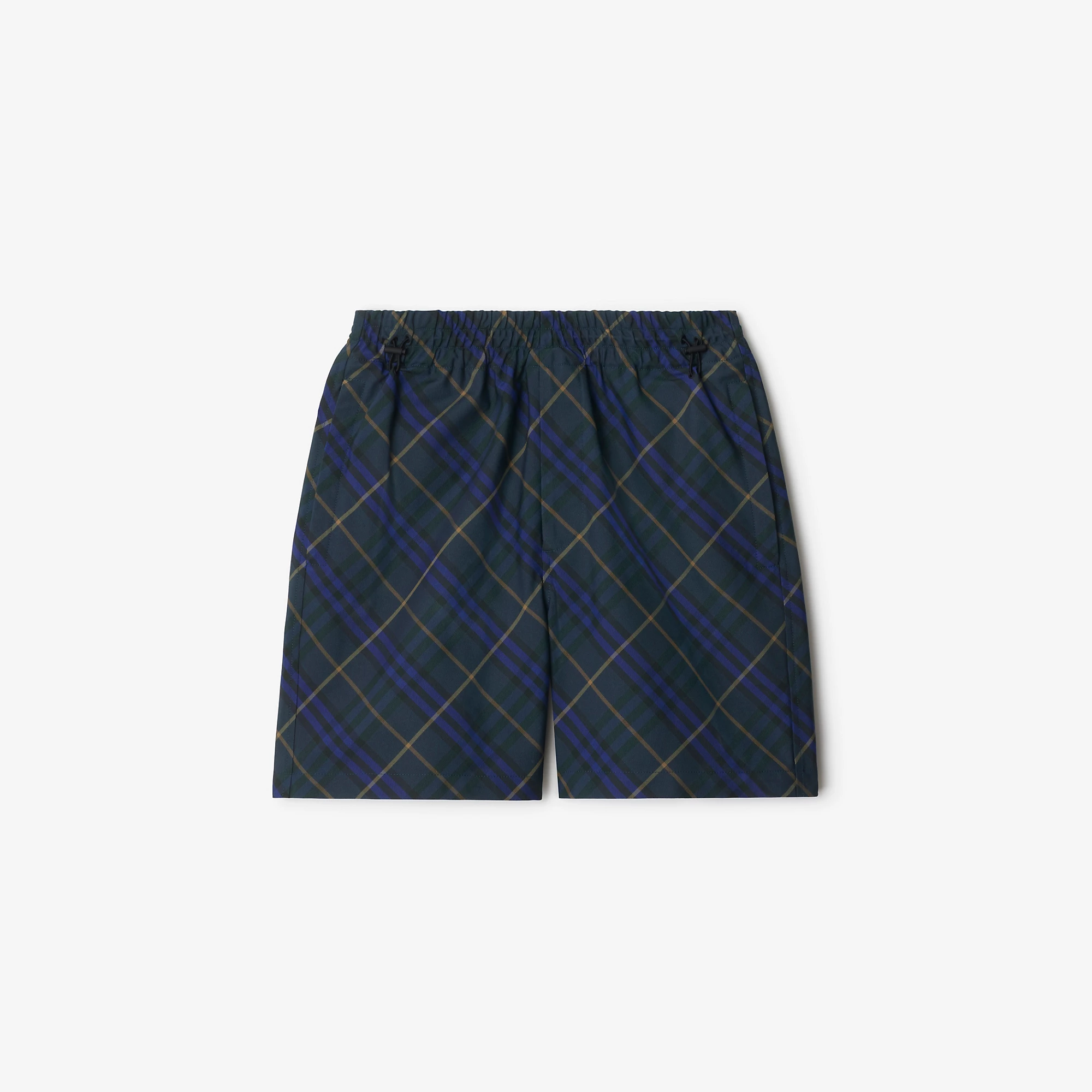 Check Twill Shorts
