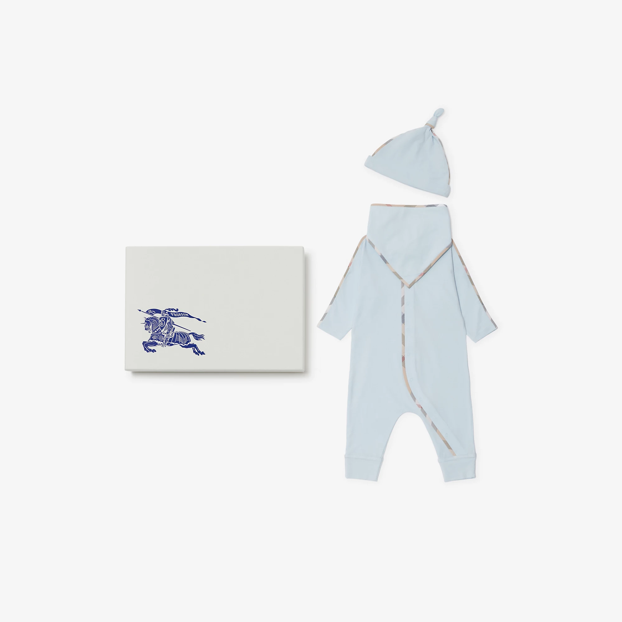 Stretch Cotton Three-piece Baby Gift Set