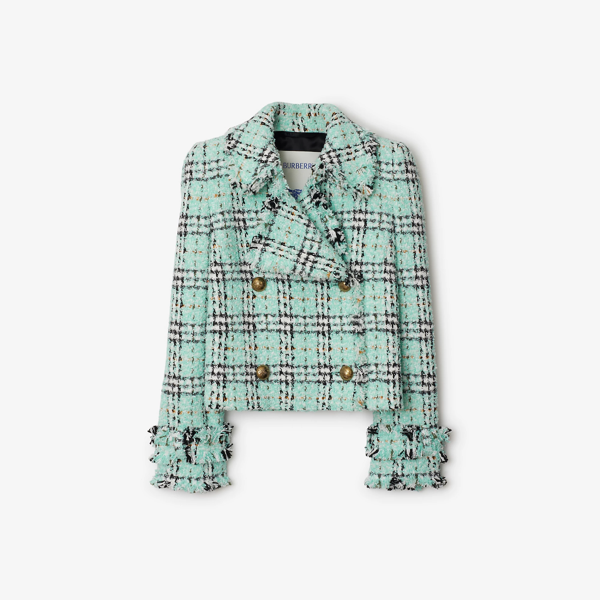 Check BouclÃ© Jacket
