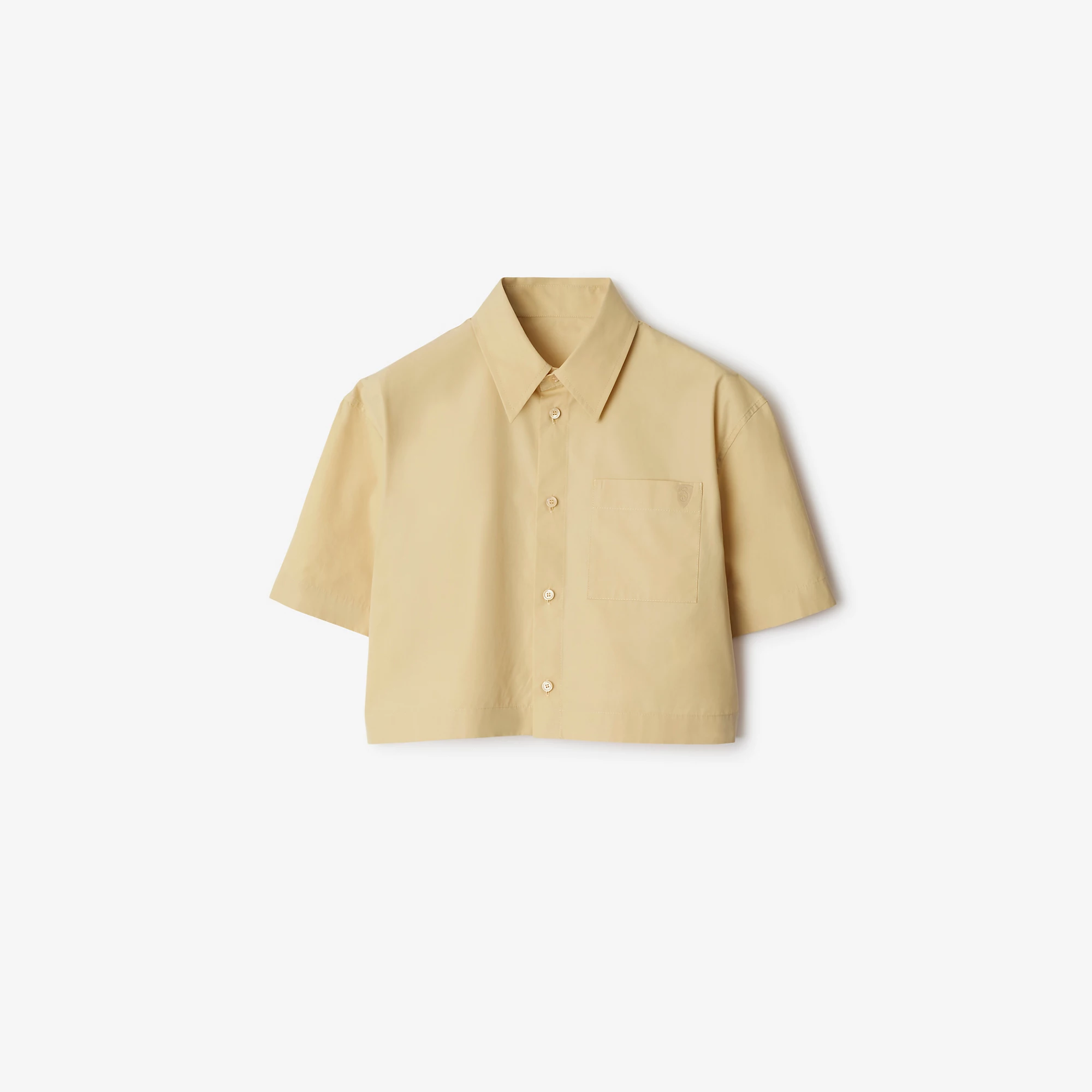 Cropped Cotton Shirt