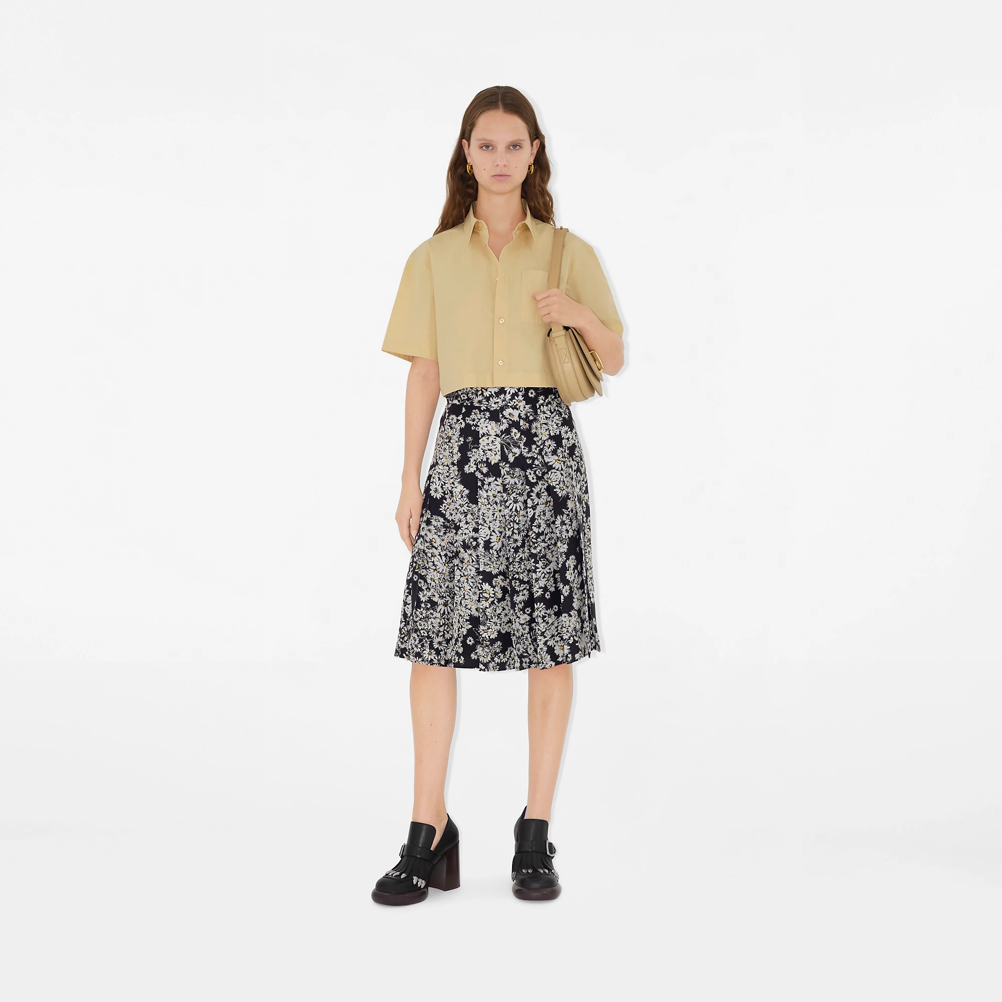 Cropped Cotton Shirt
