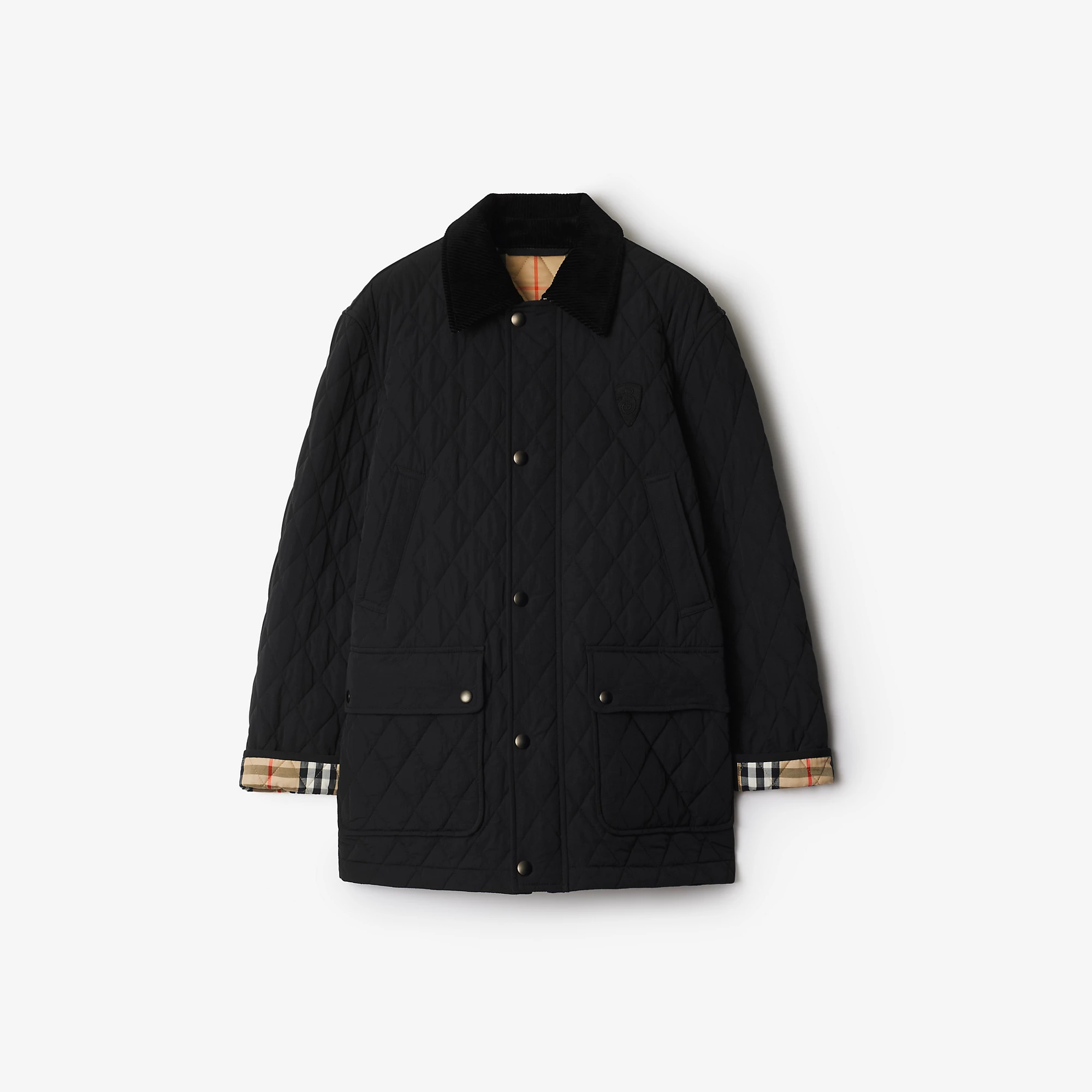 Quilted Nylon Barn Jacket