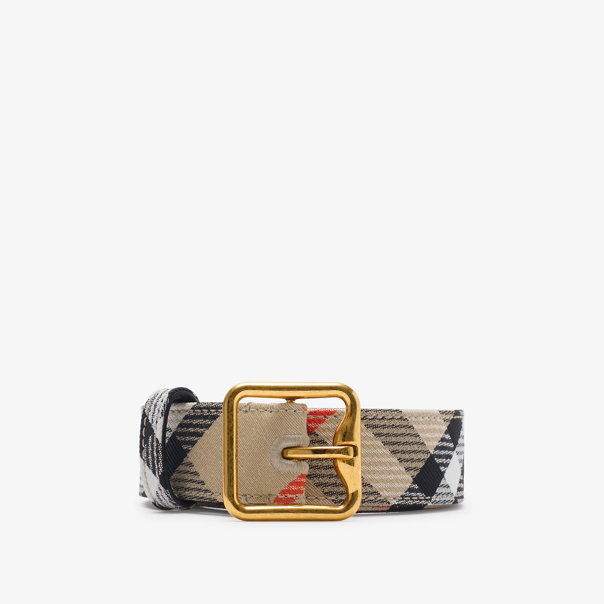 Check B Buckle Belt