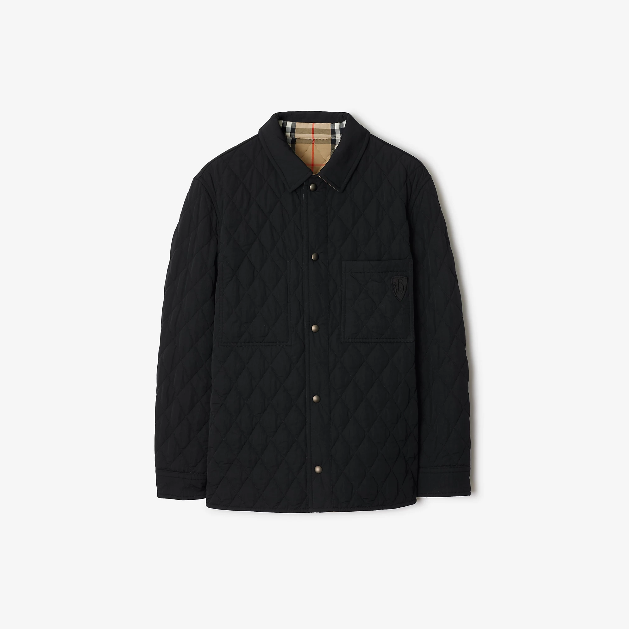 Reversible Quilted Nylon Overshirt
