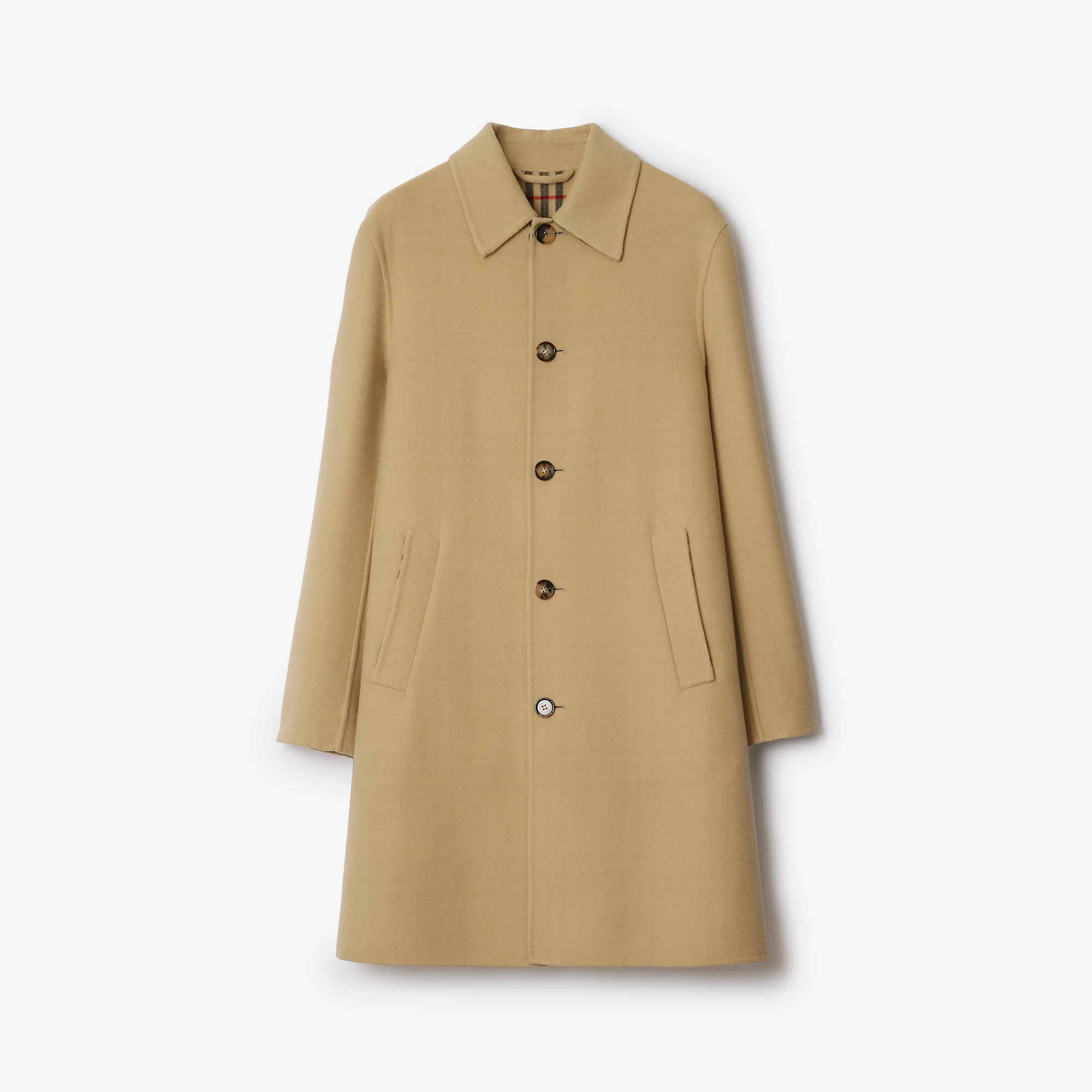 Mid-length Wool Car Coat