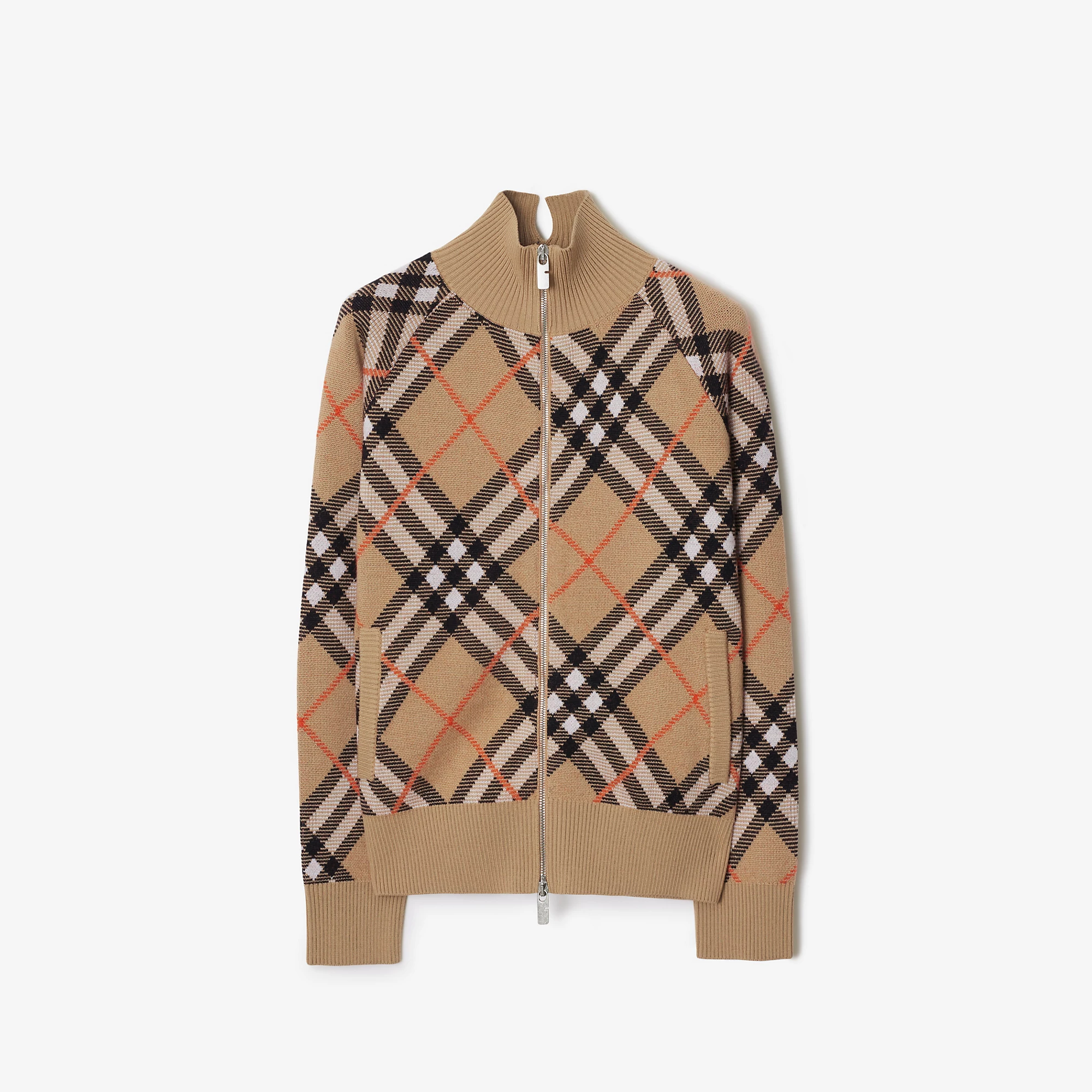 Check Wool Mohair Blend Jacket