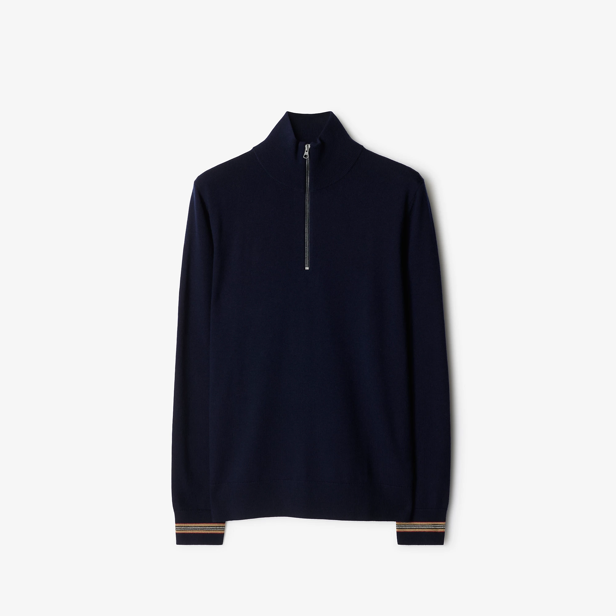 Wool Half-zip Sweater