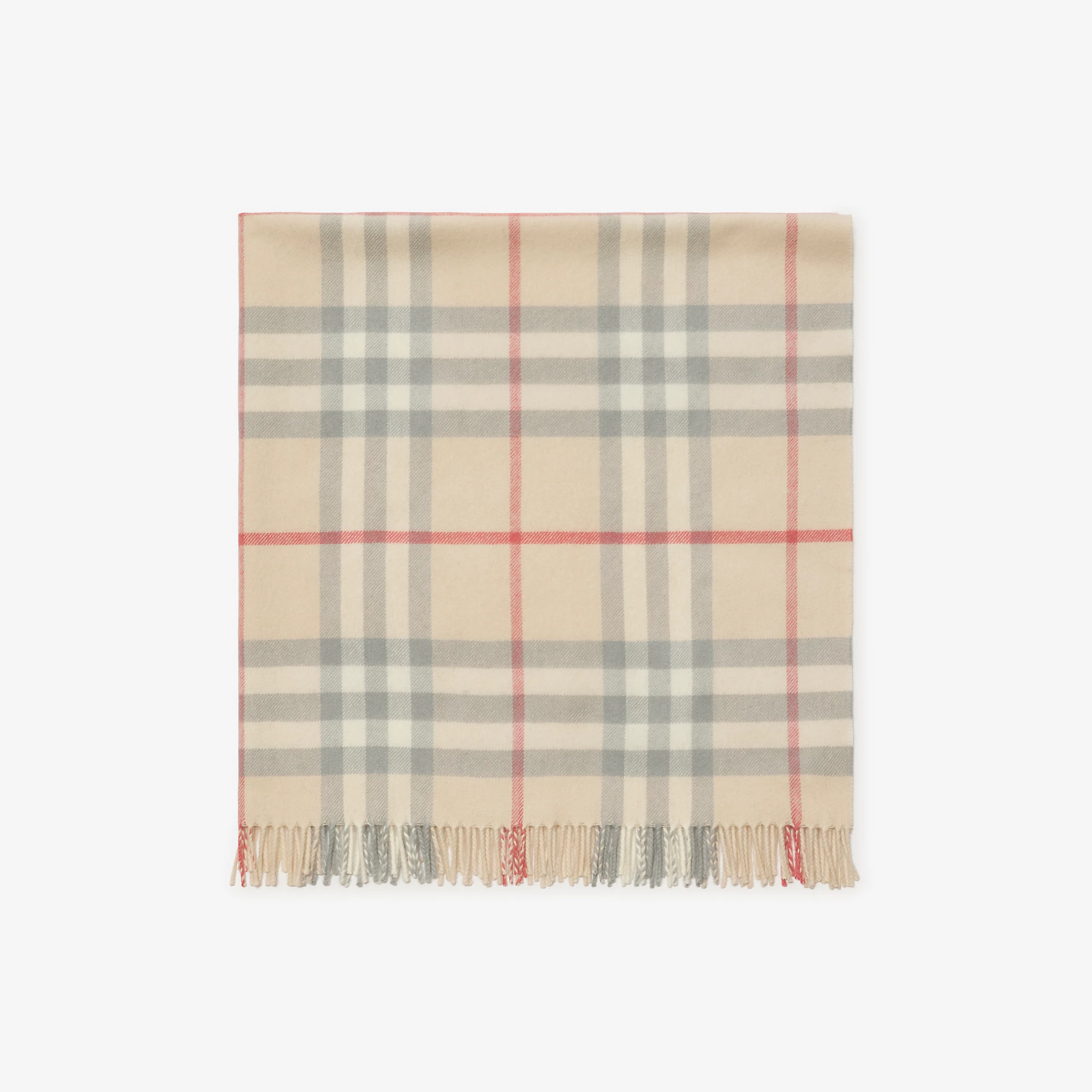 Check Wool Baby Blanket