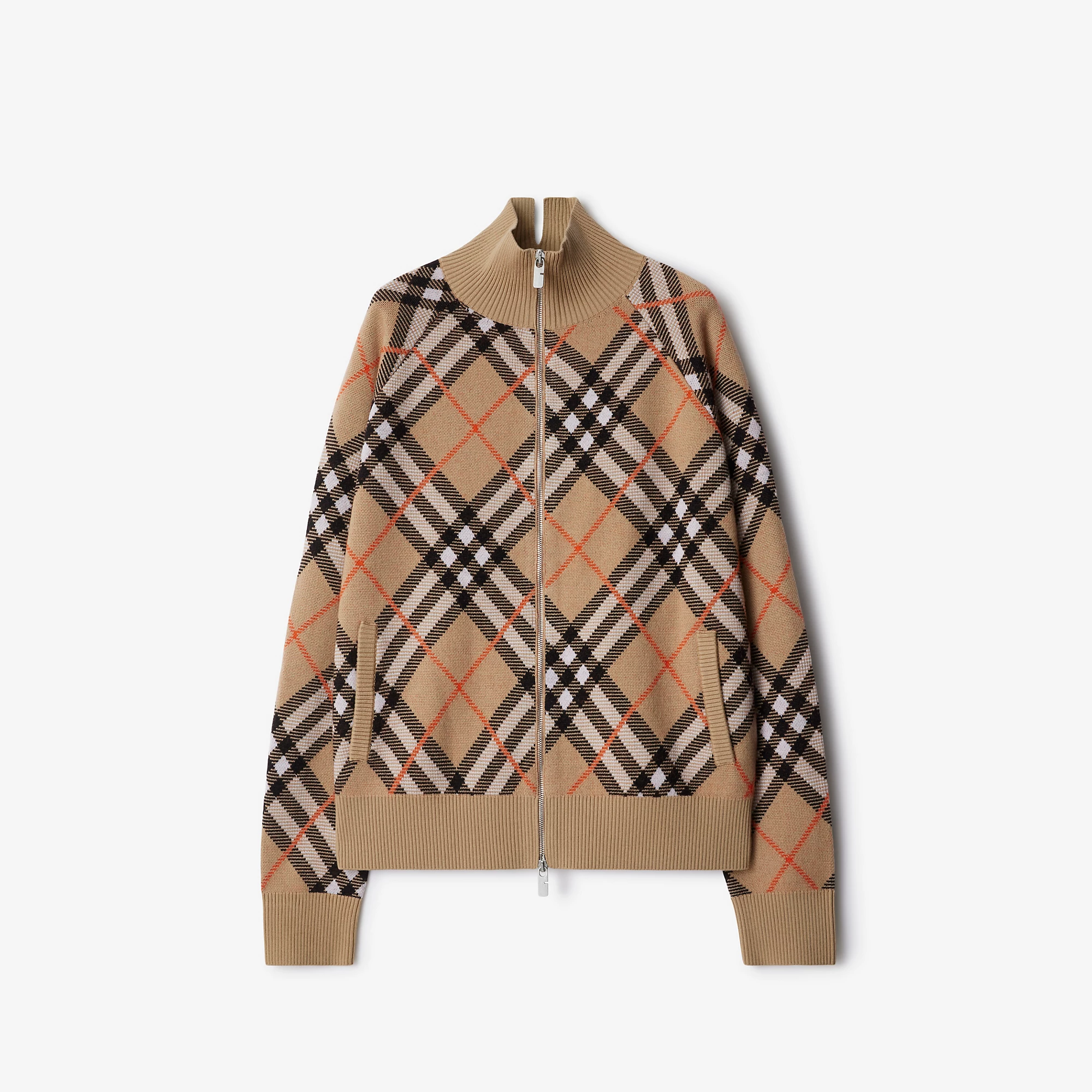 Check Wool Mohair Blend Jacket