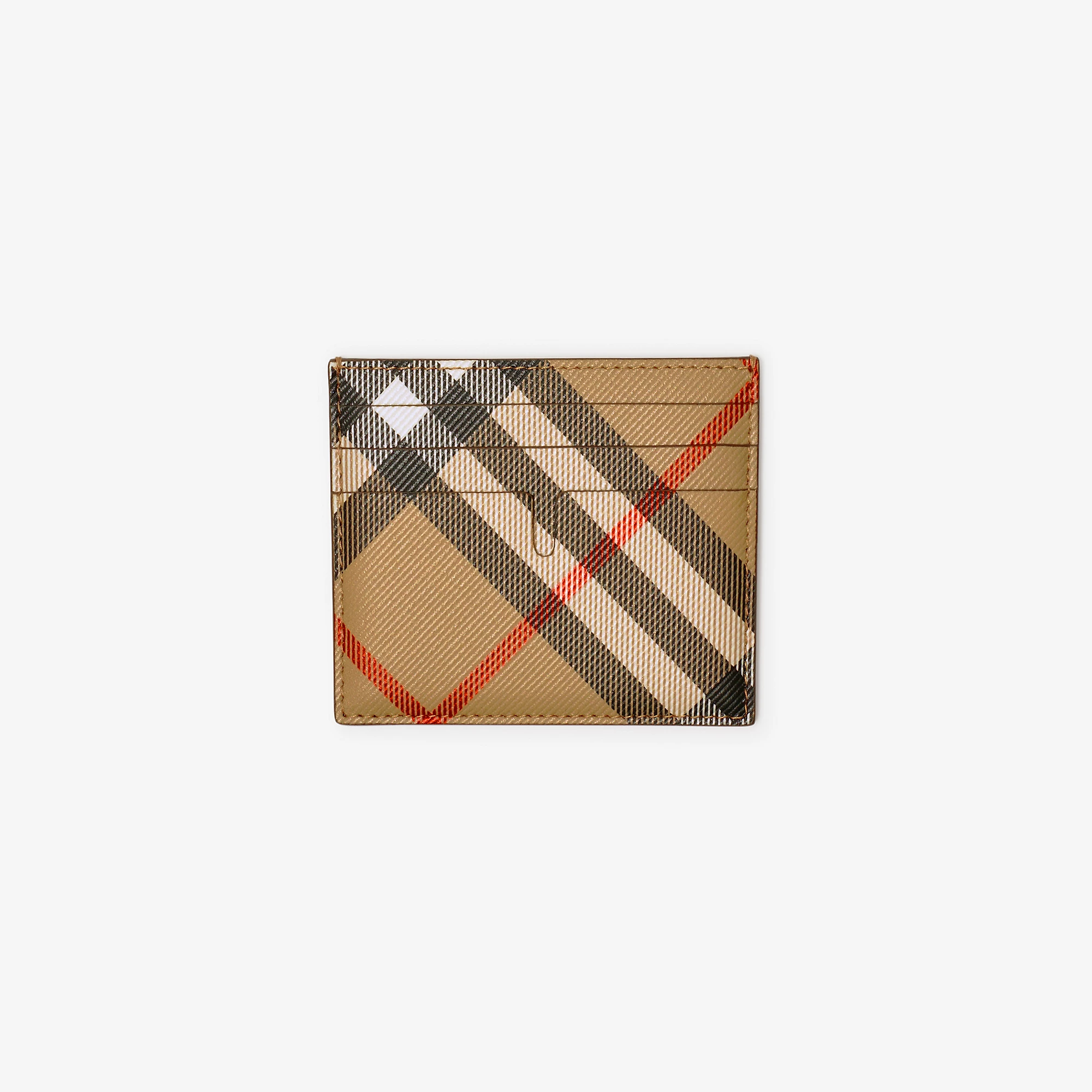 Tall Check Card Case