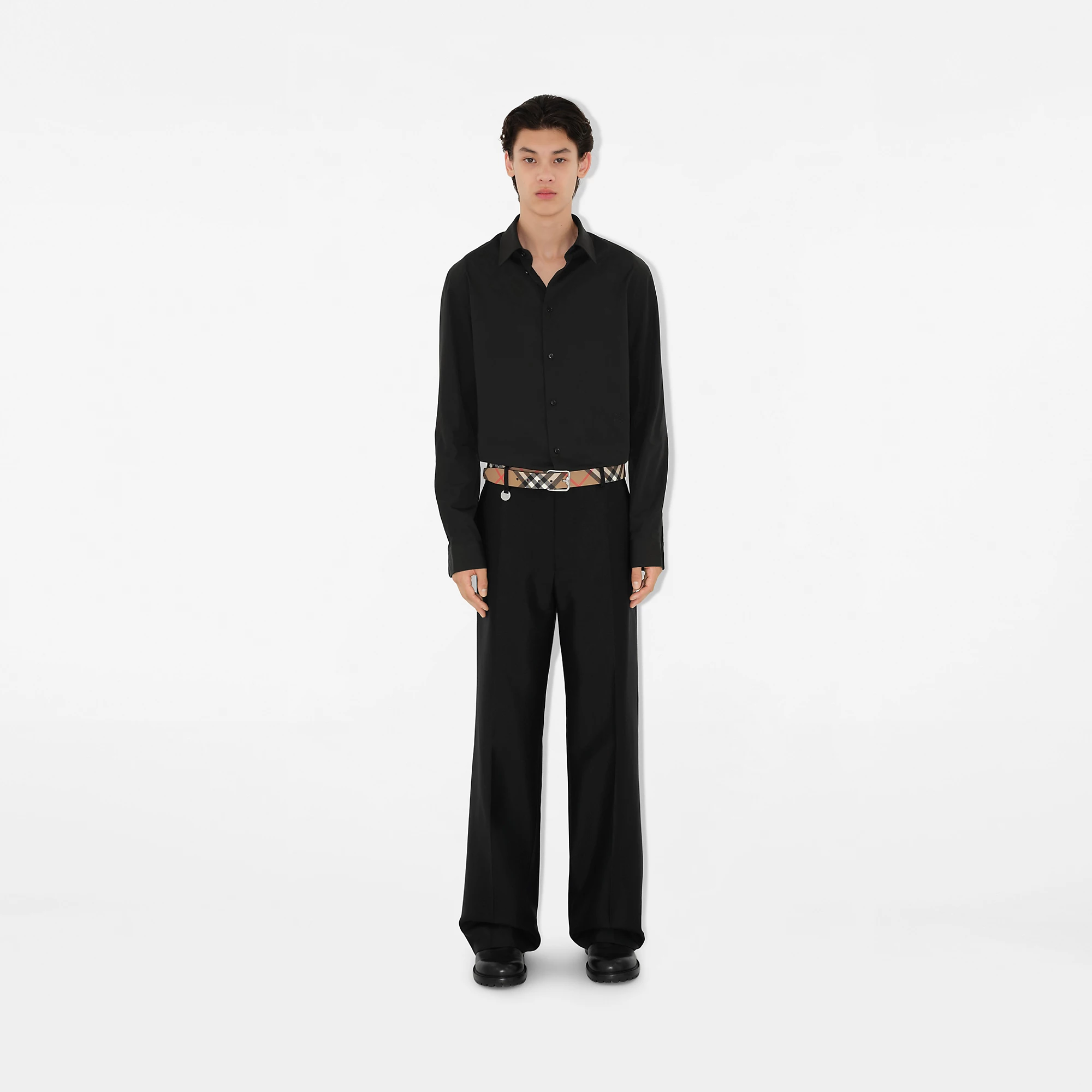 Reversible Check B Buckle Belt