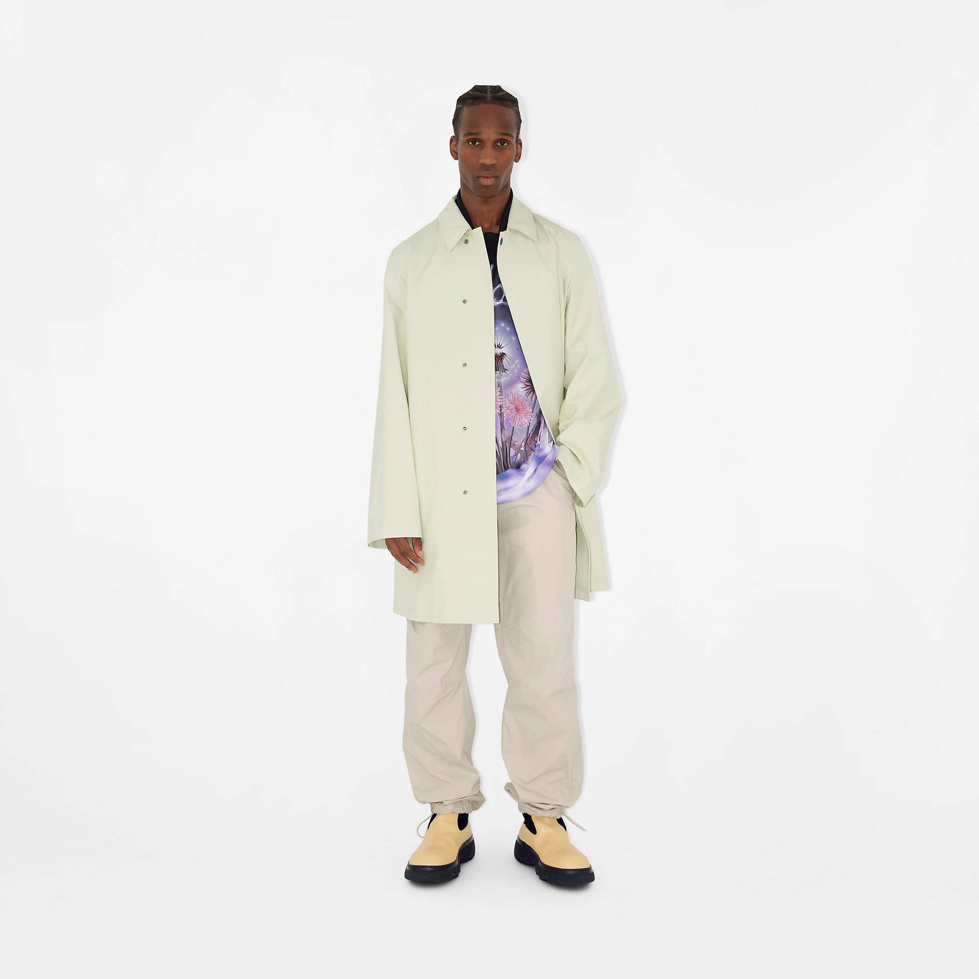 Cotton Blend Trousers