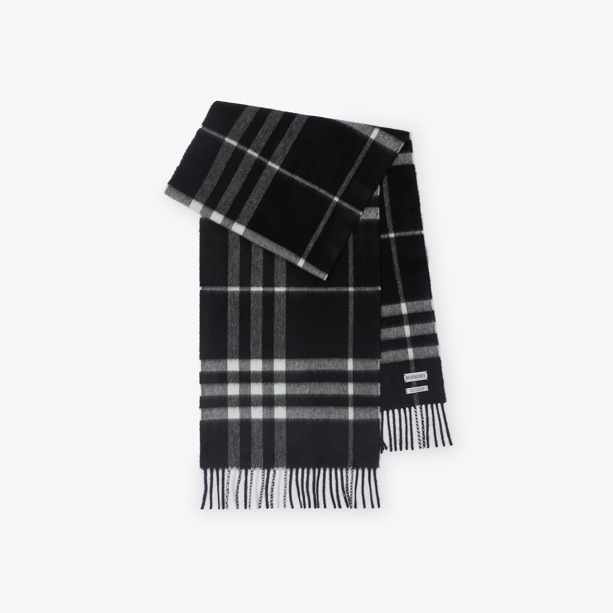 Check Cashmere Scarf
