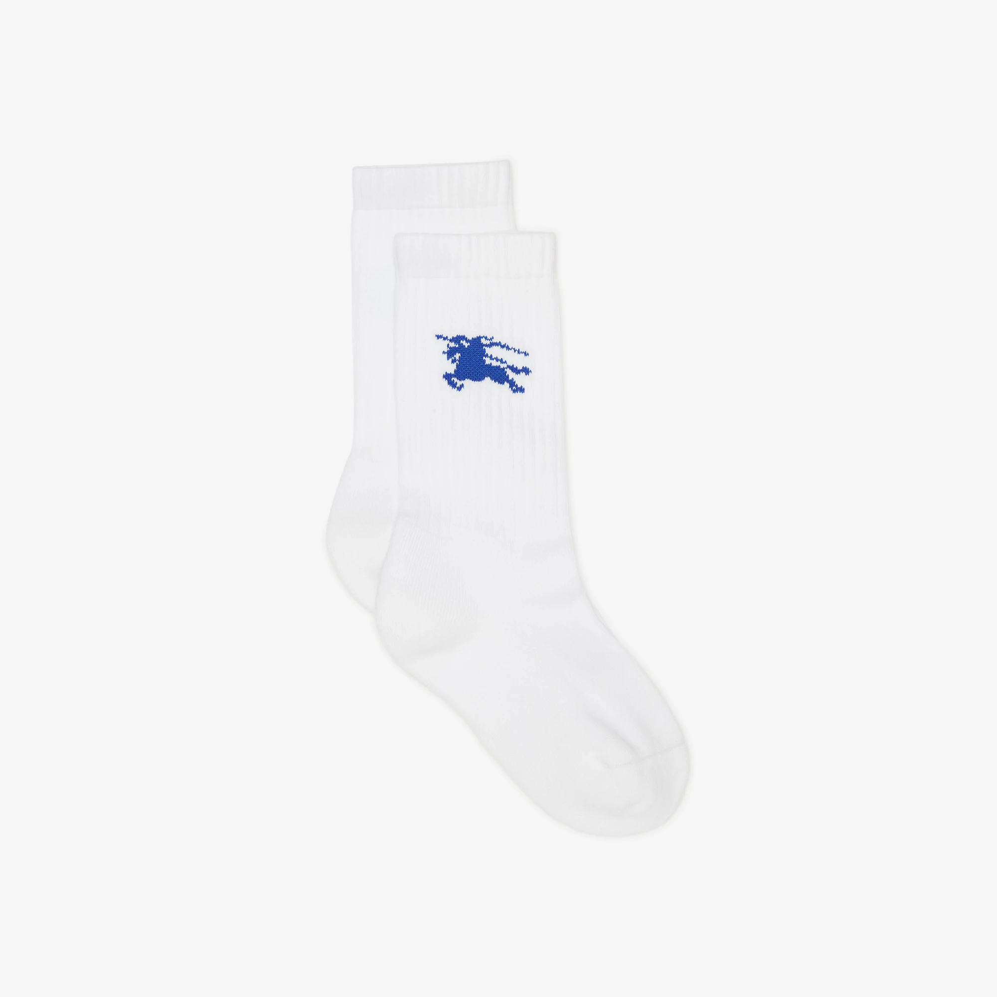 Ribbed Cotton Blend Socks
