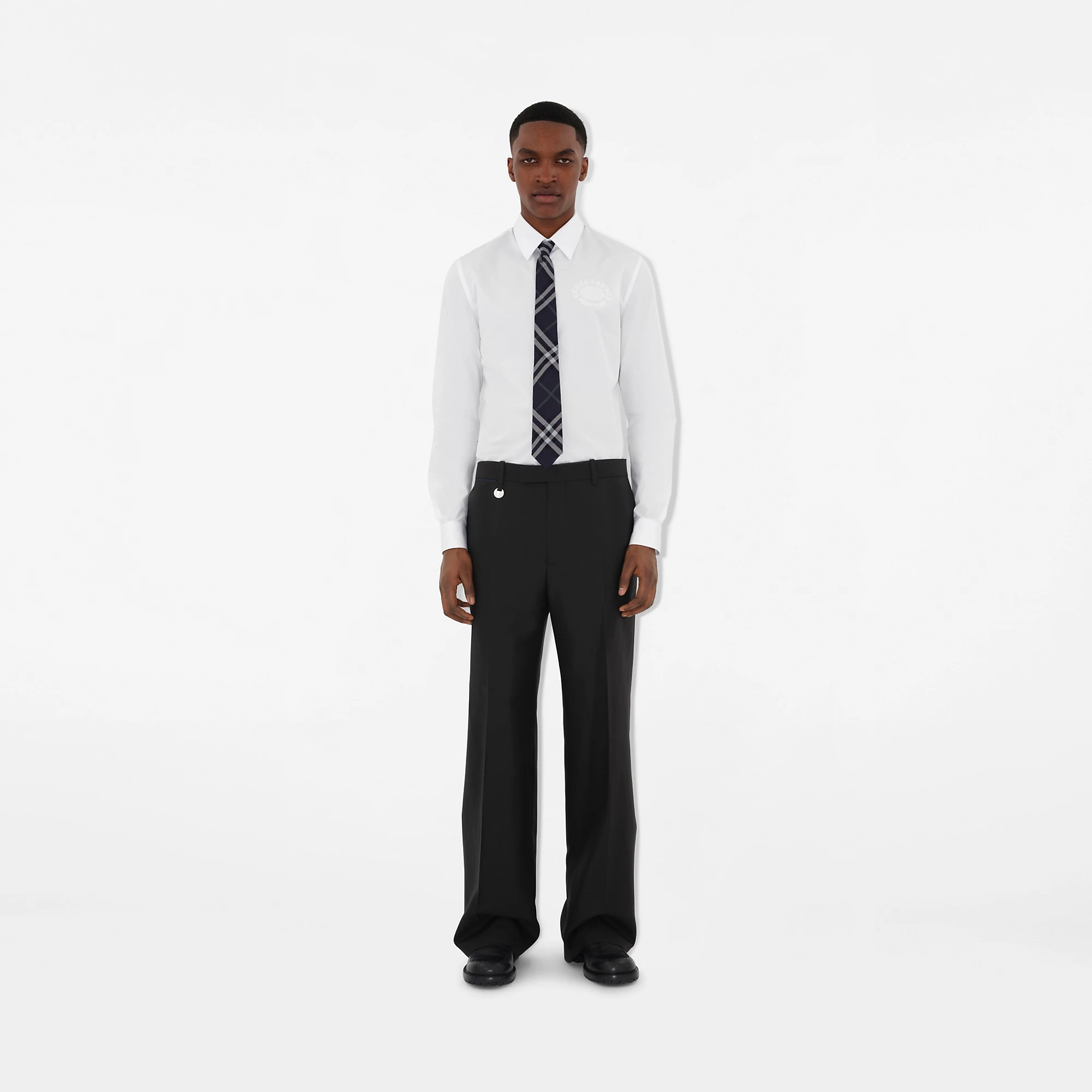 Check Silk Tie