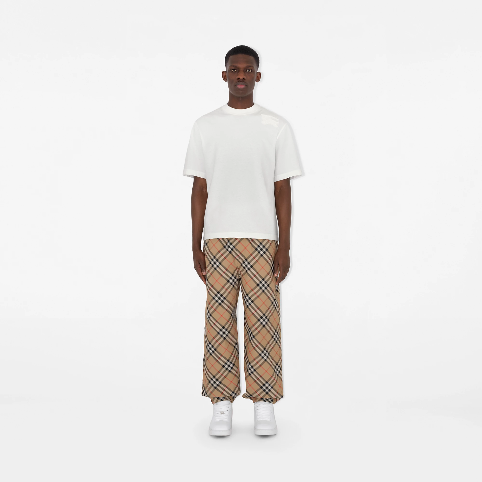 Check Twill Trousers