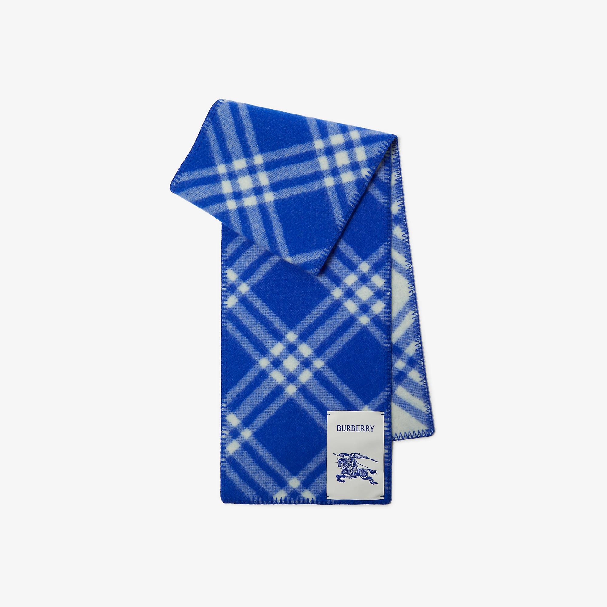 Check Wool Scarf