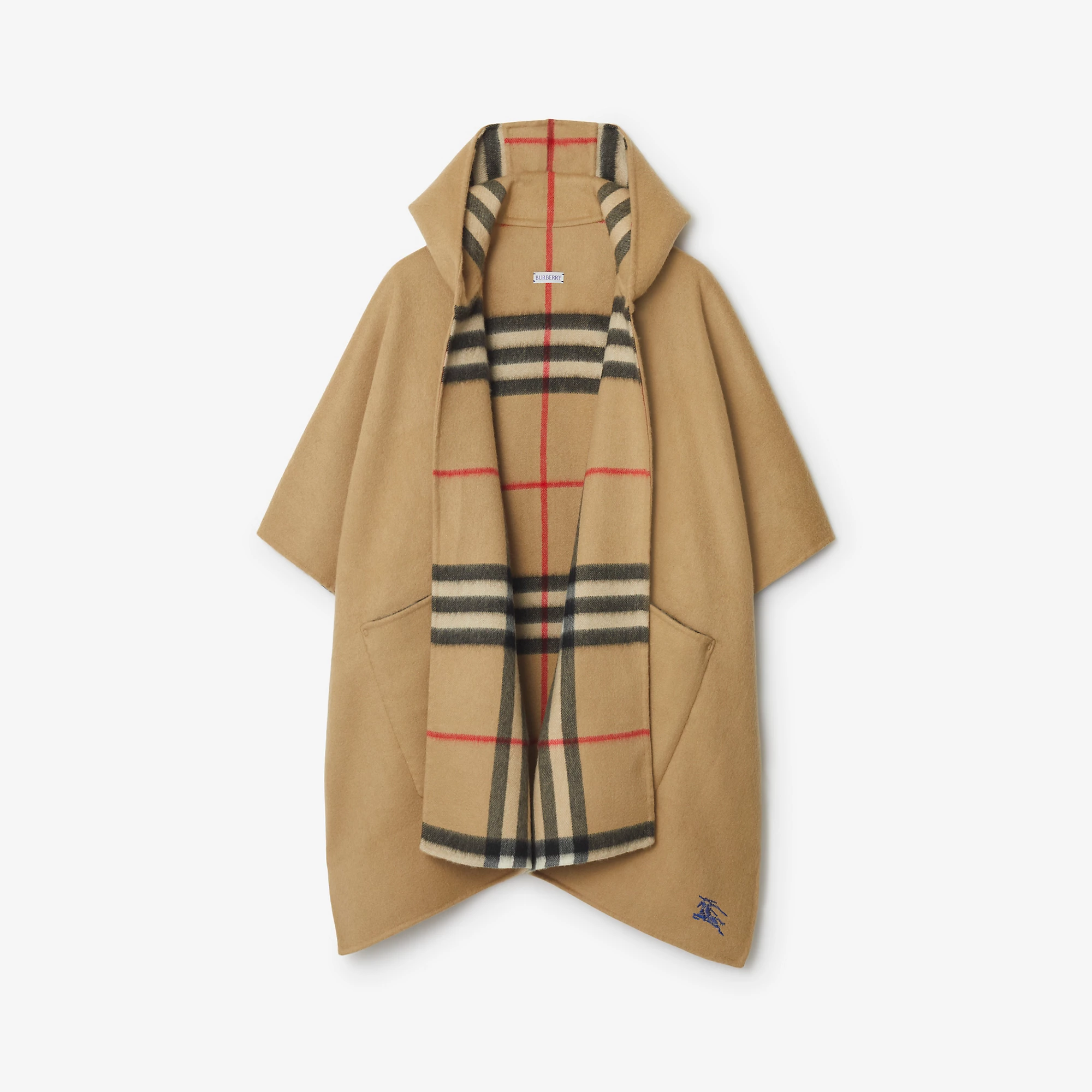 EKD Cashmere Hooded Cape