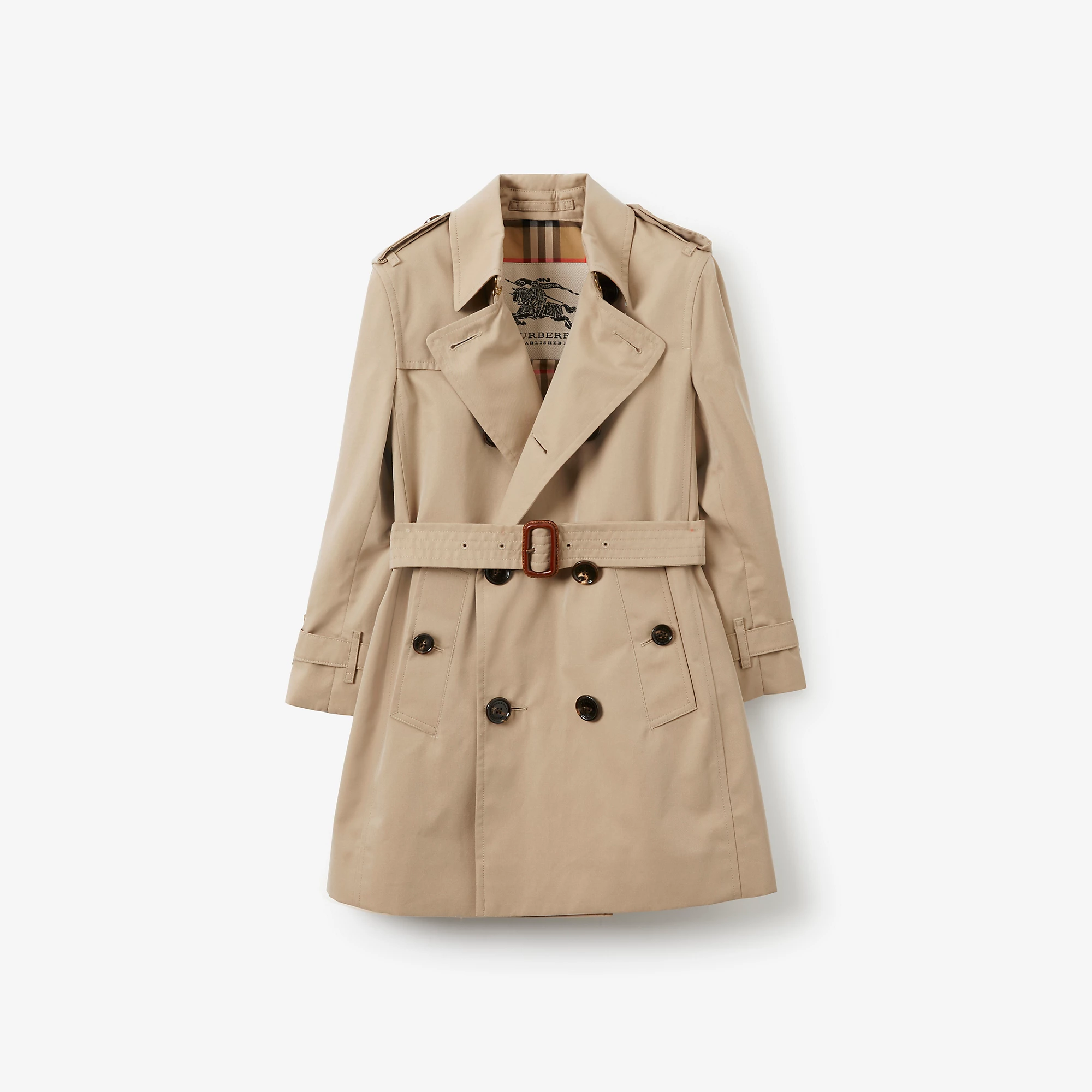 Gabardine Trench Coat