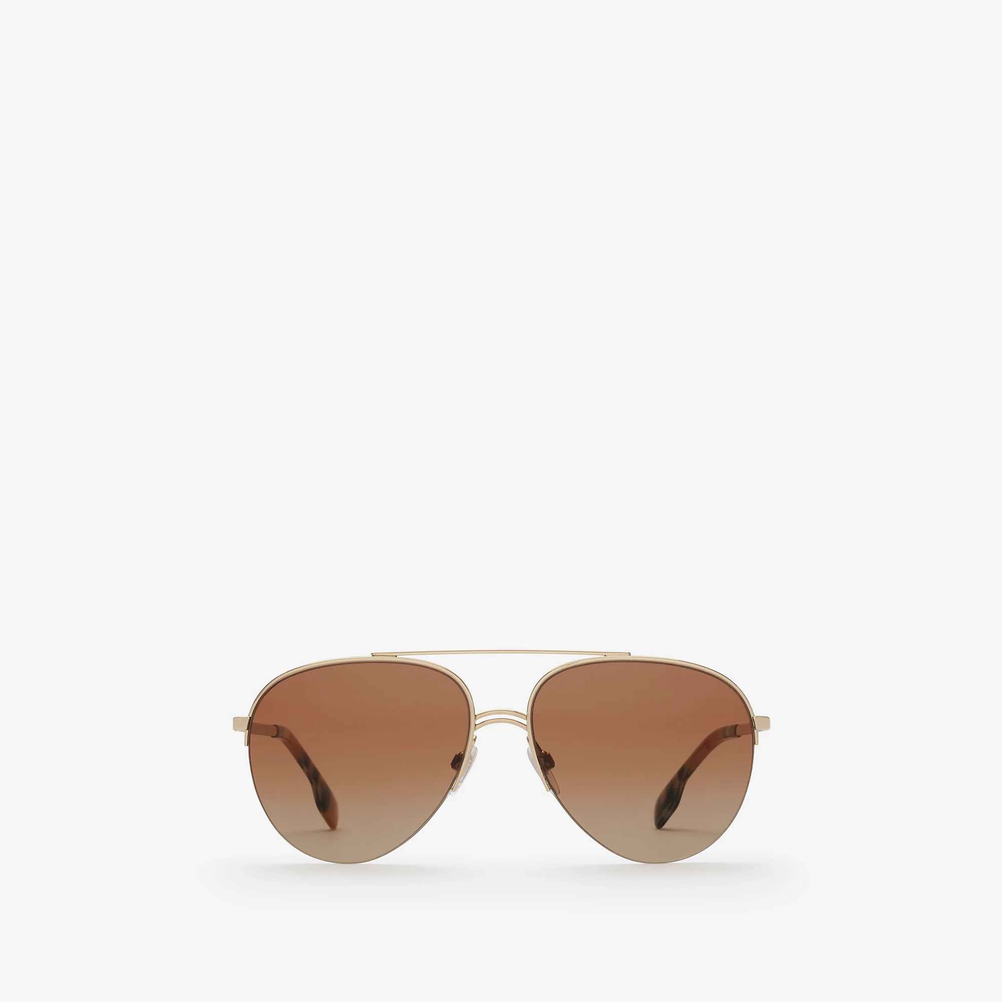 Check Detail Aviator Sunglasses