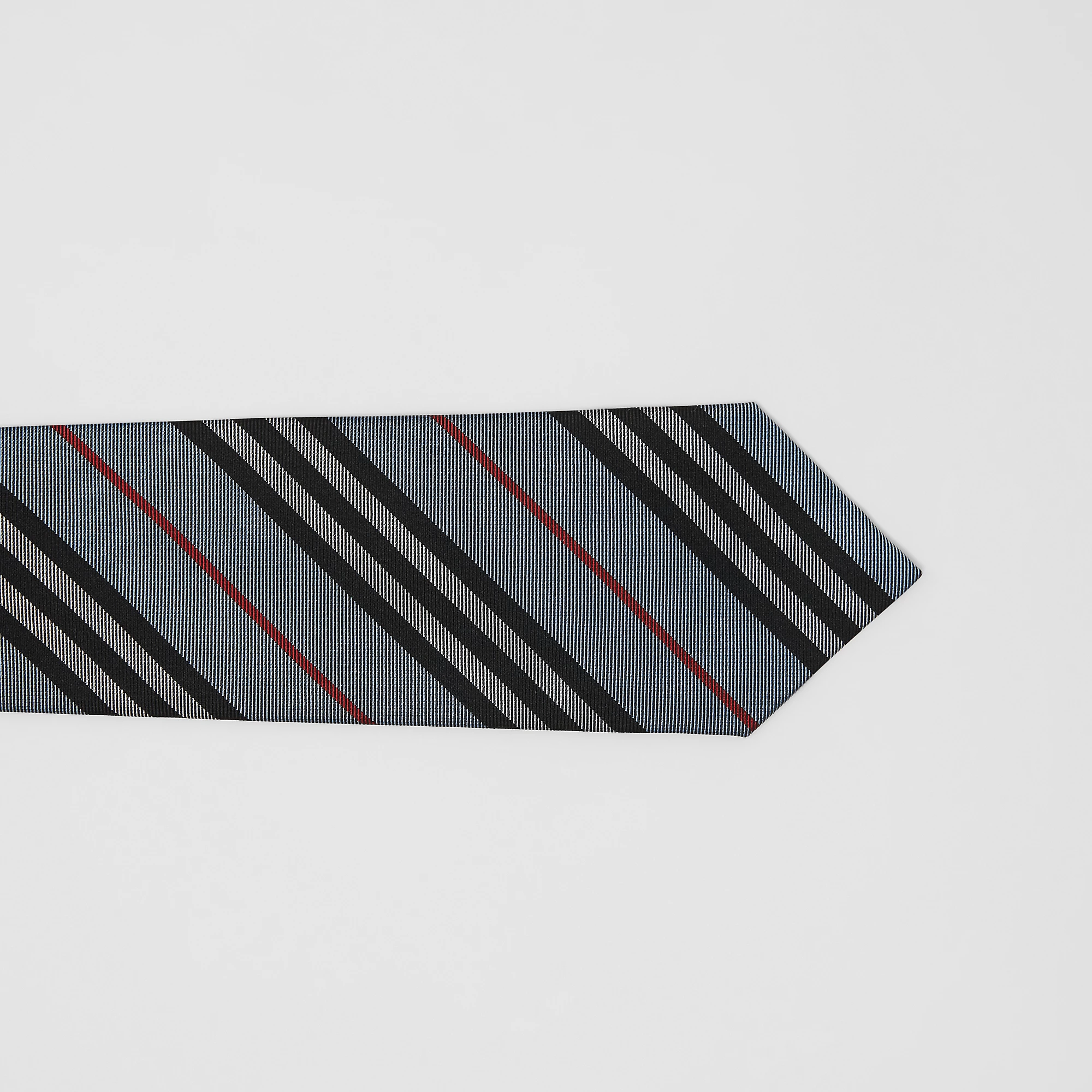 Classic Cut Icon Stripe Silk Tie
