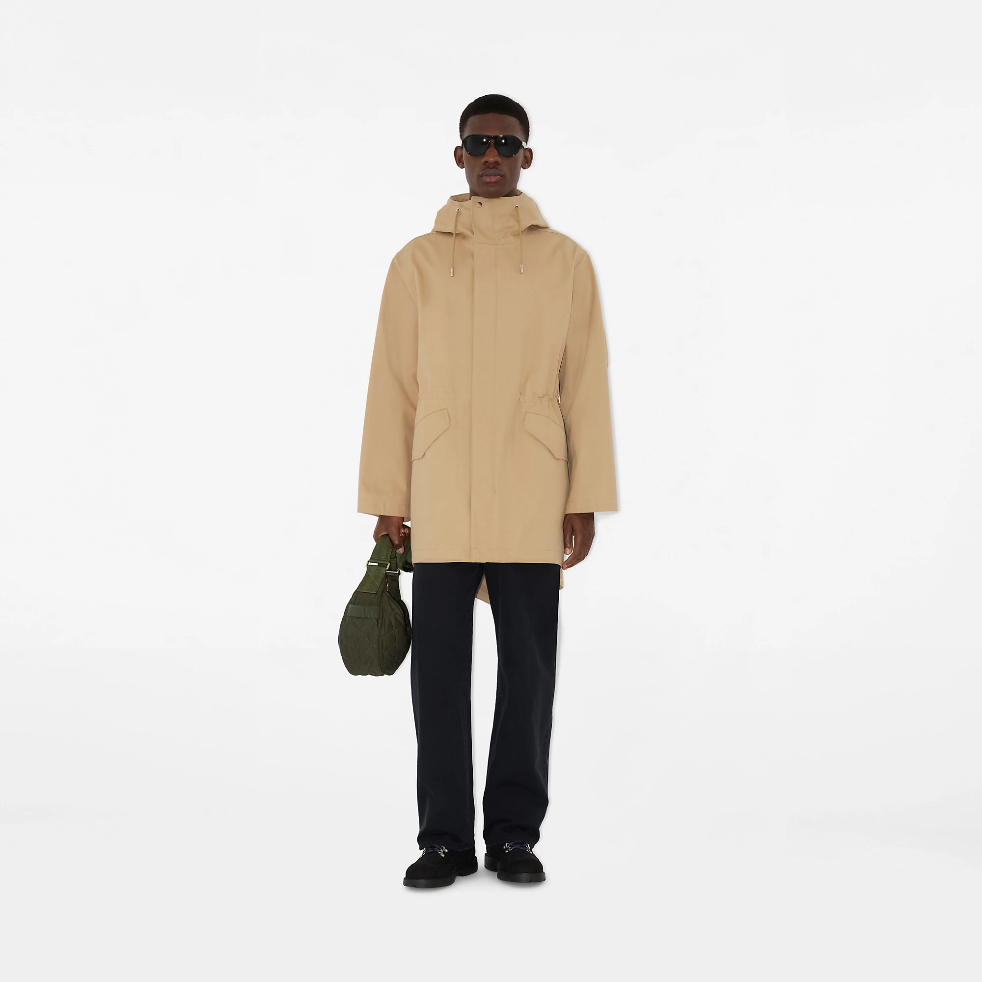 Bonded Gabardine Parka