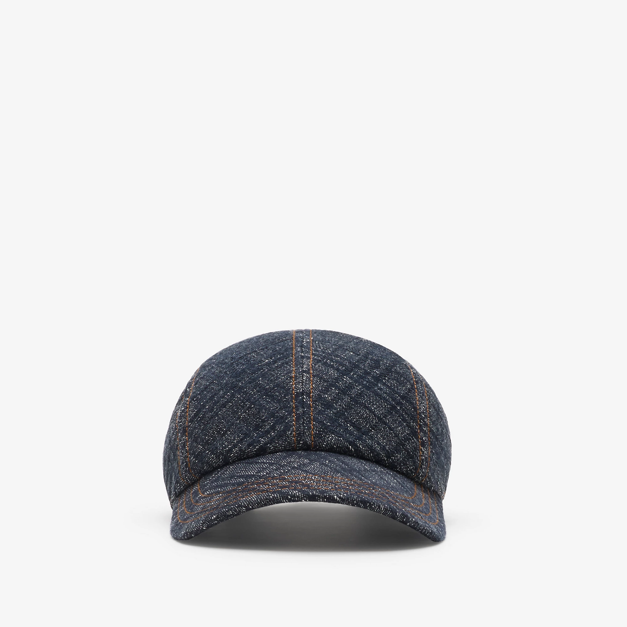 Check Denim Baseball Cap