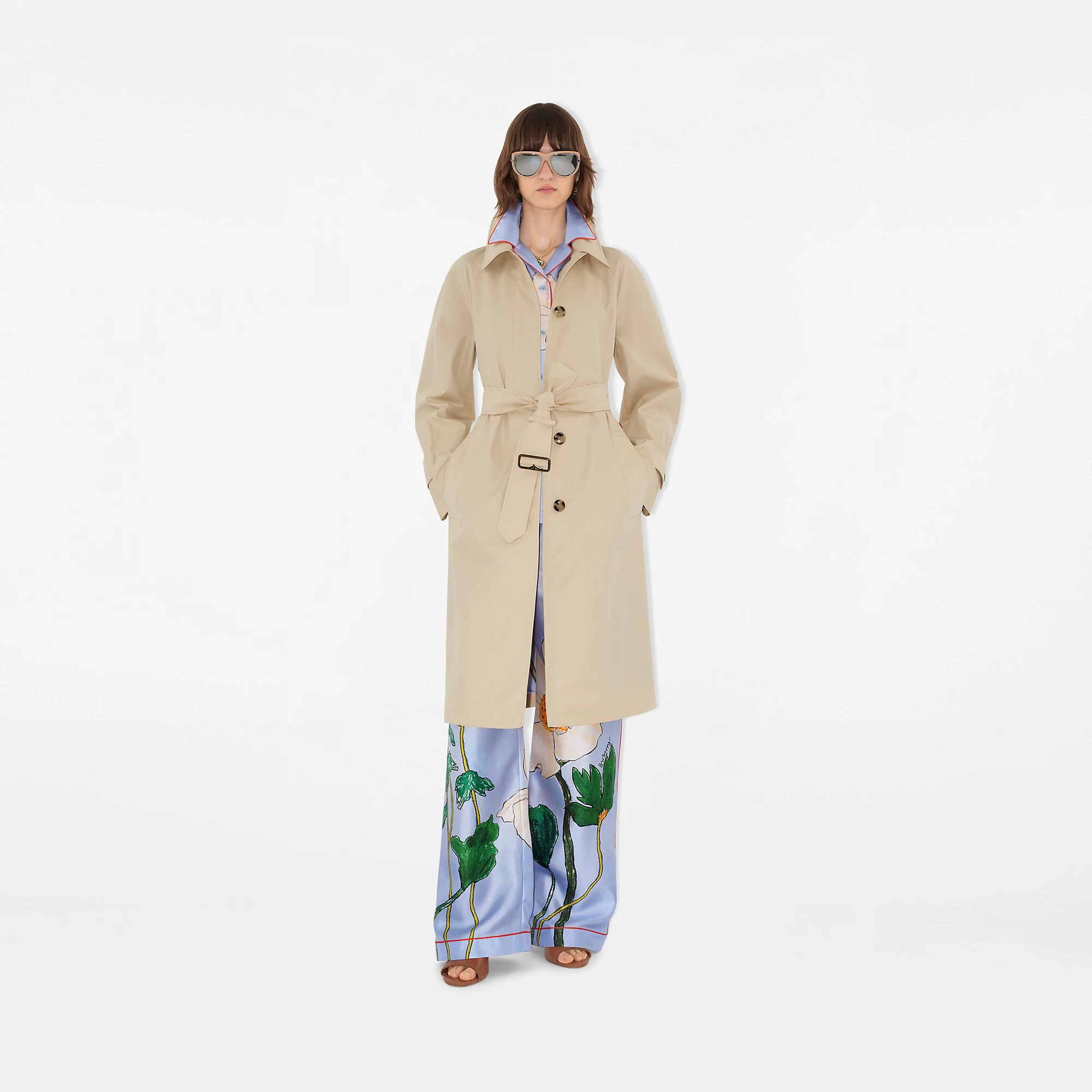 Long Highgrove Gabardine Car Coat