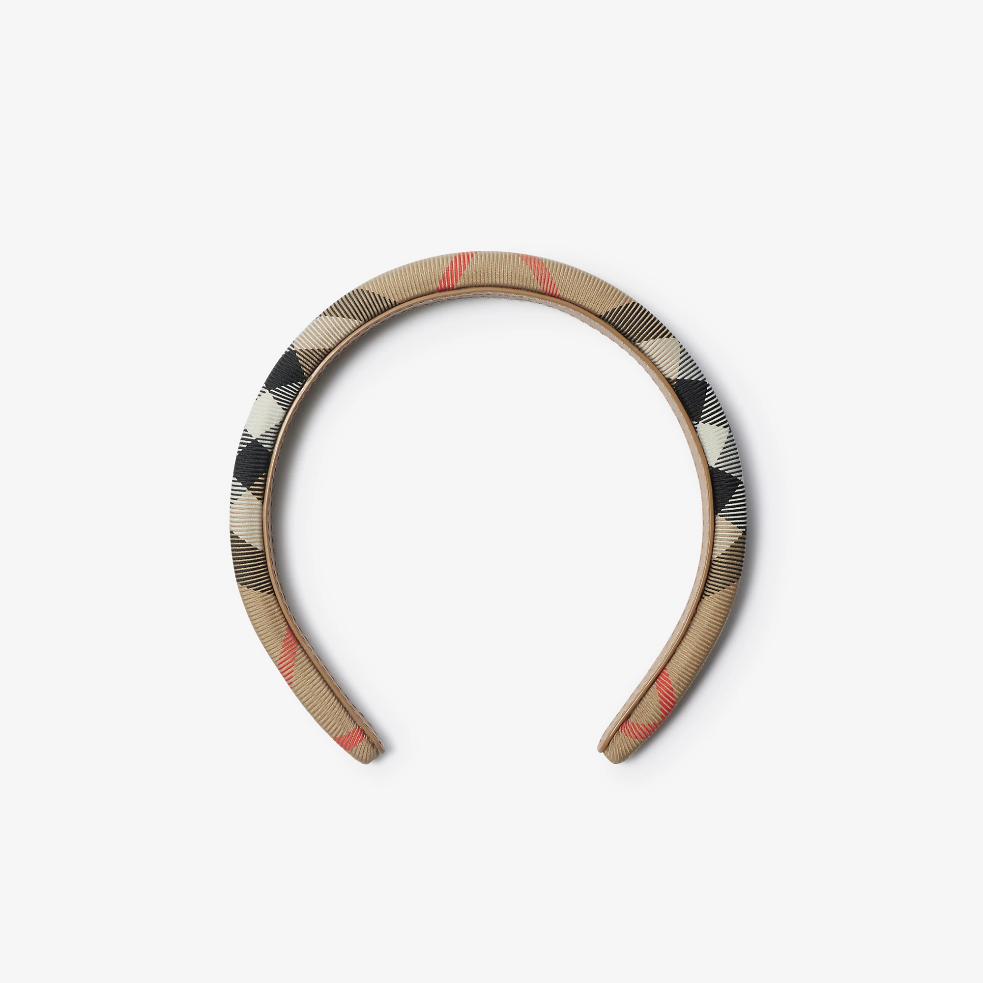 Check Nylon Headband