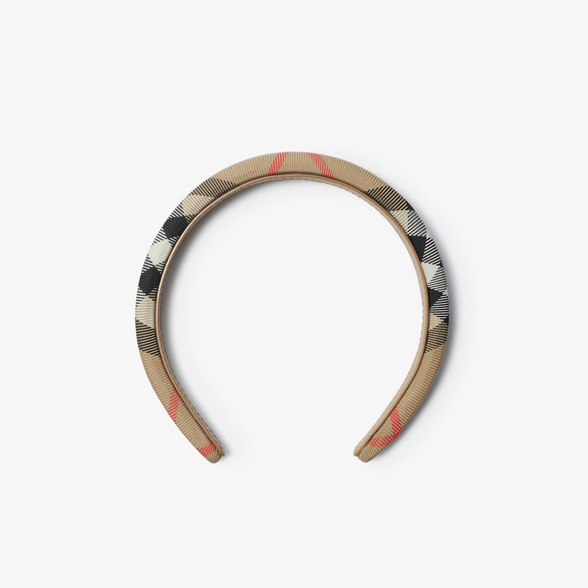 Check Nylon Headband