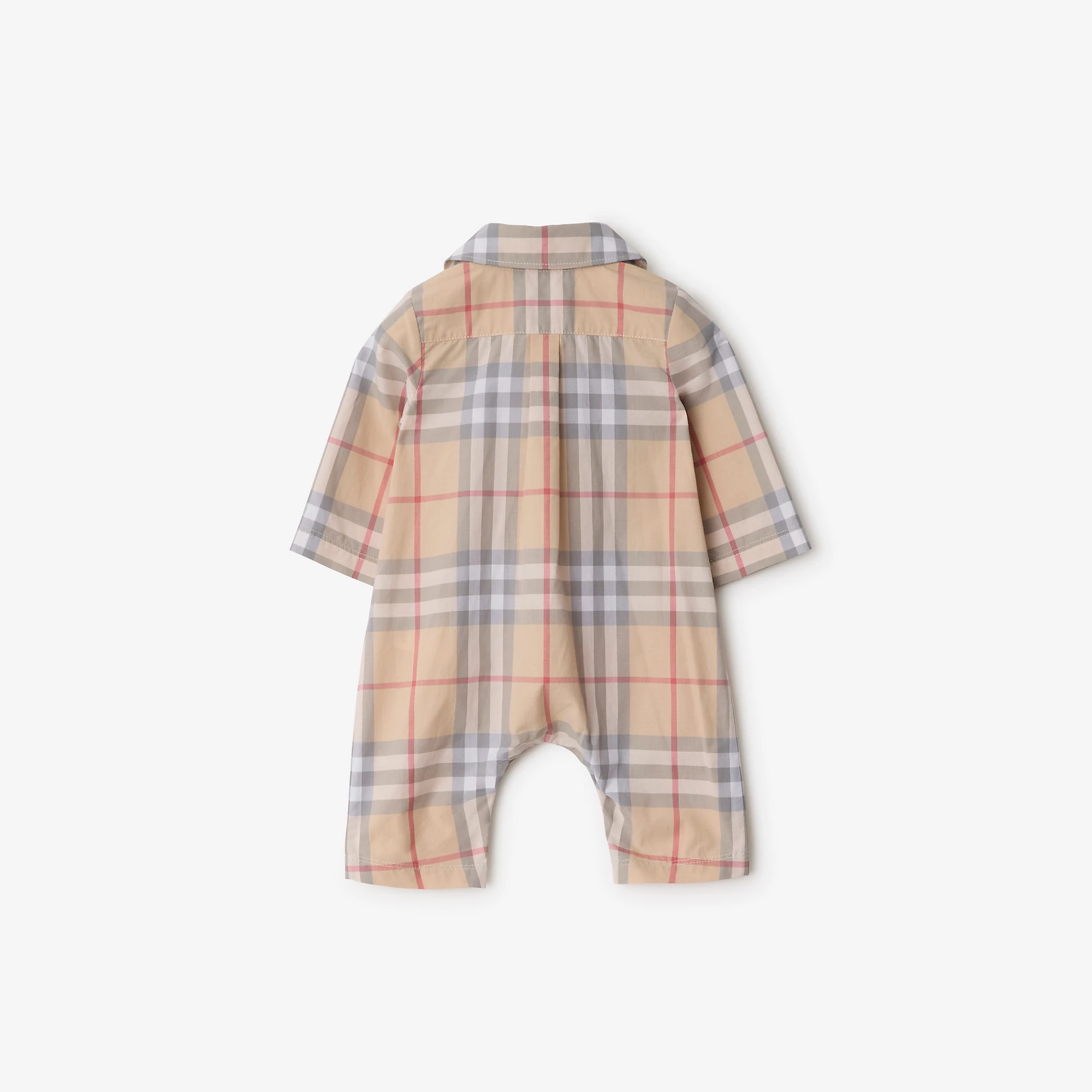 Check Cotton Jumpsuit