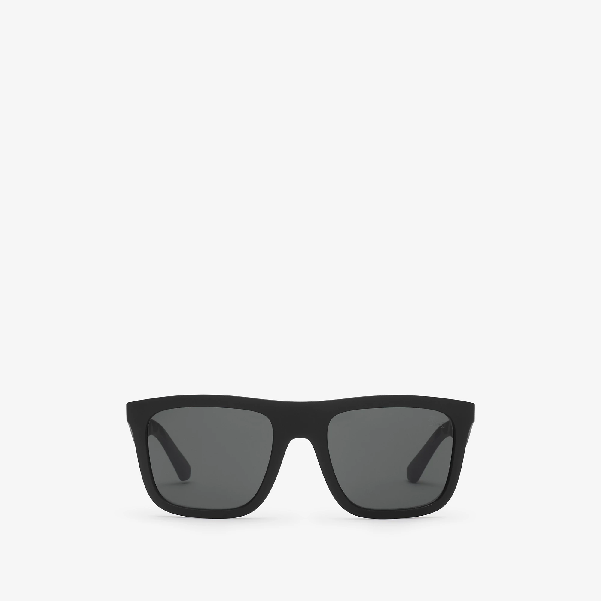 Embossed Check Square Sunglasses
