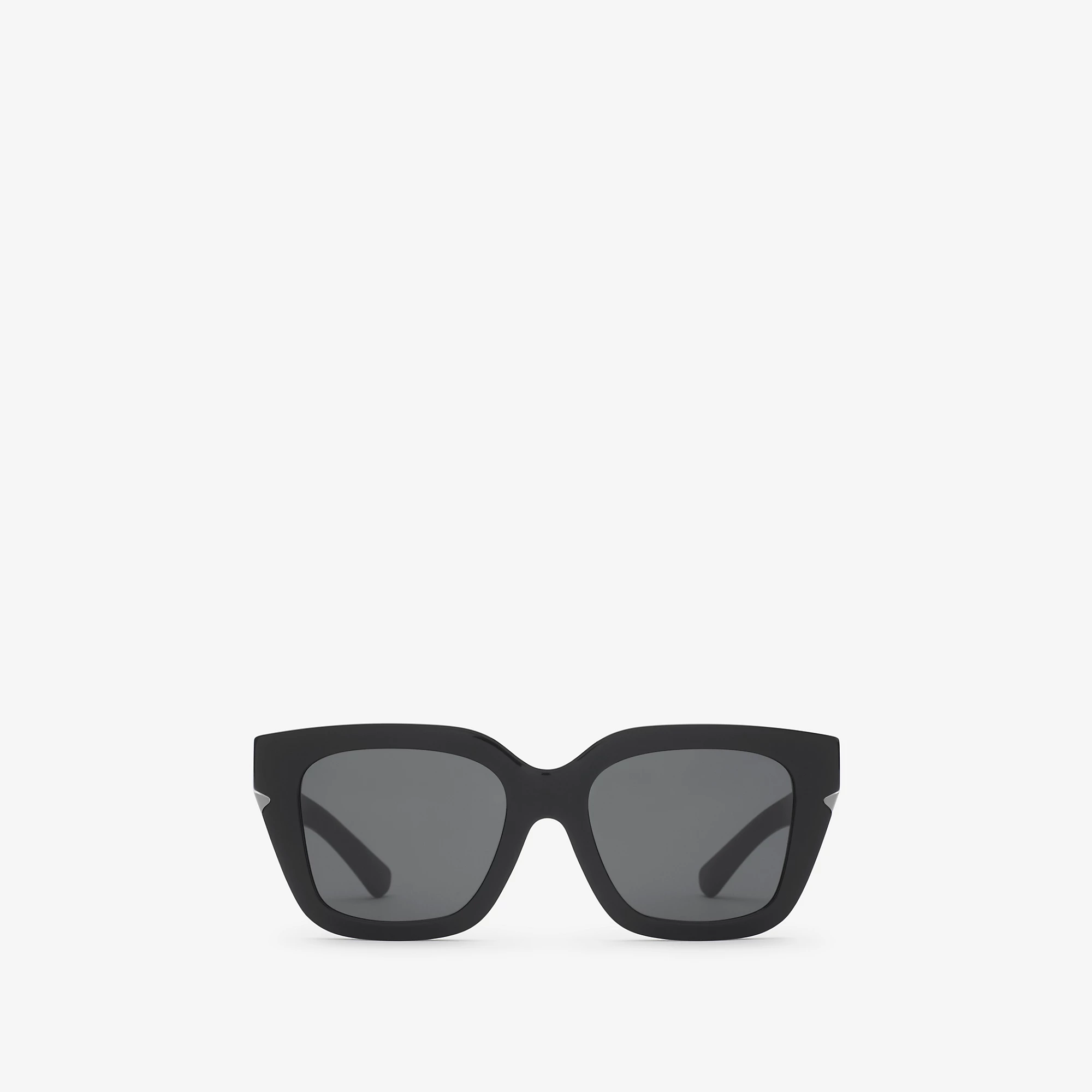 Inlaid Check Square Sunglasses