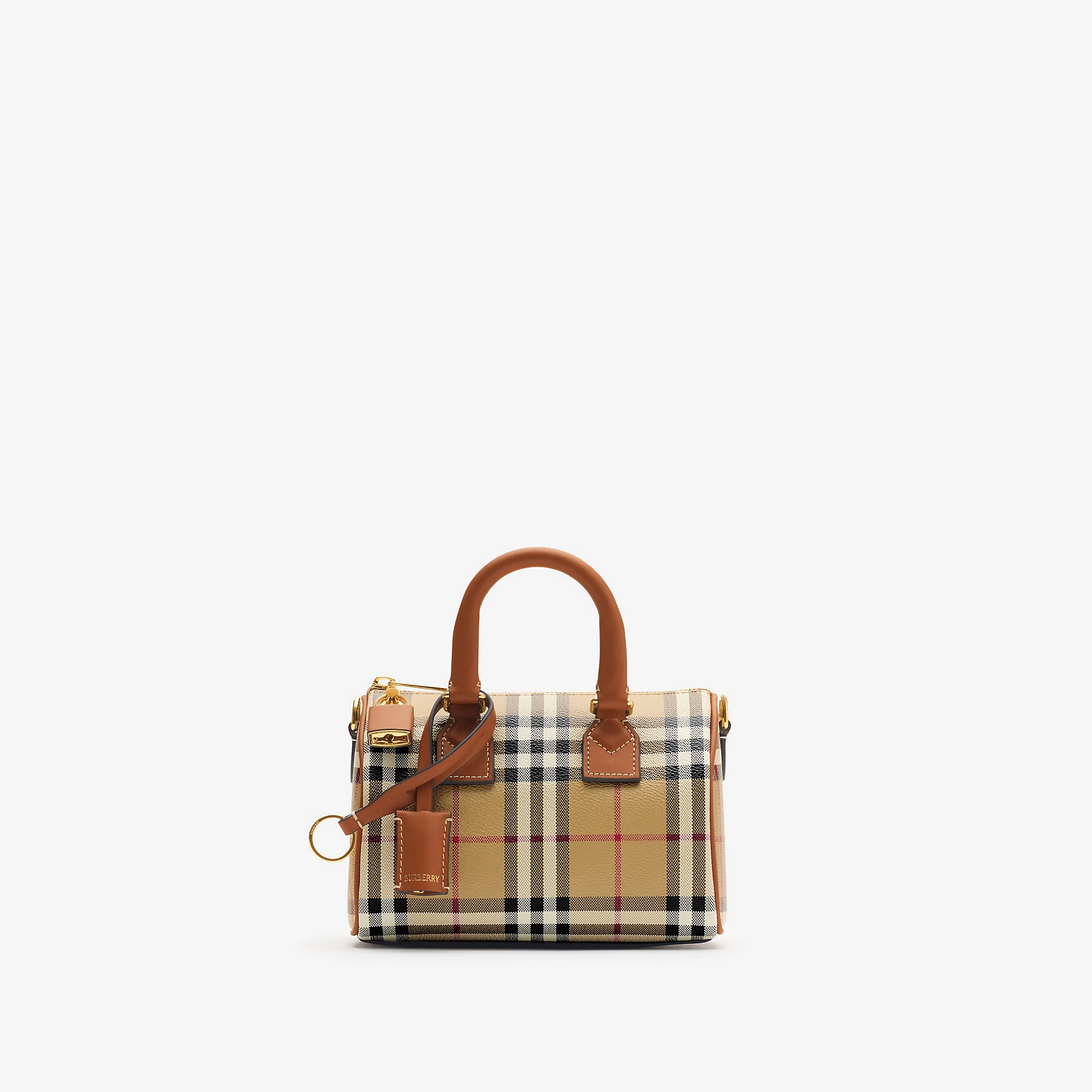 Mini Check Bowling Bag