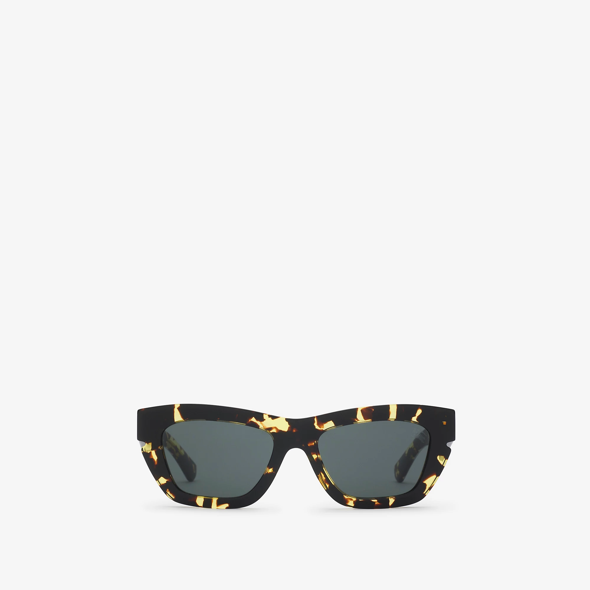 Inlaid Check Cat-eye Sunglassesâ