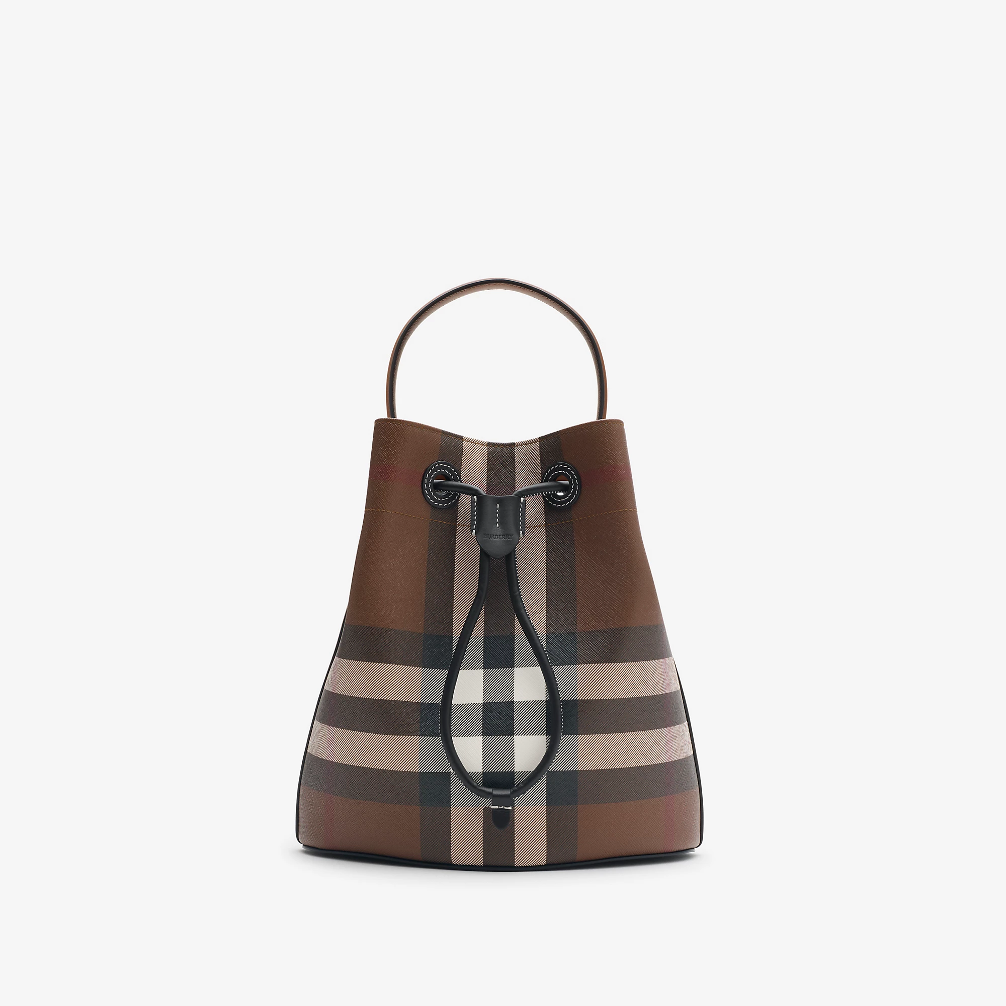Small Check Bucket Bag