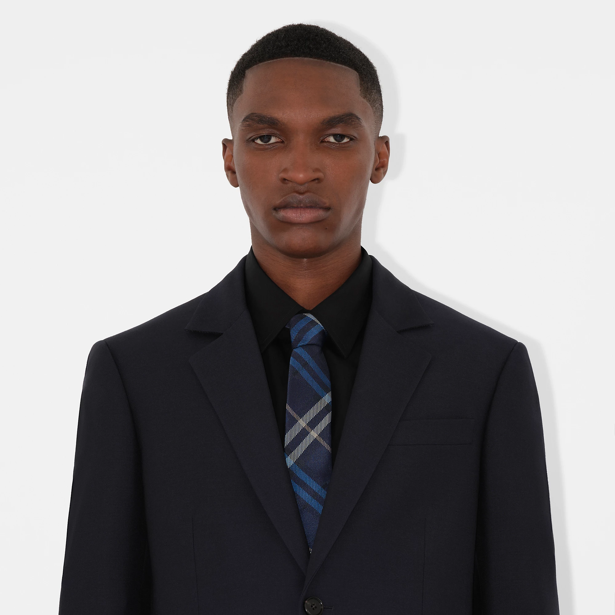 Check Silk Tie
